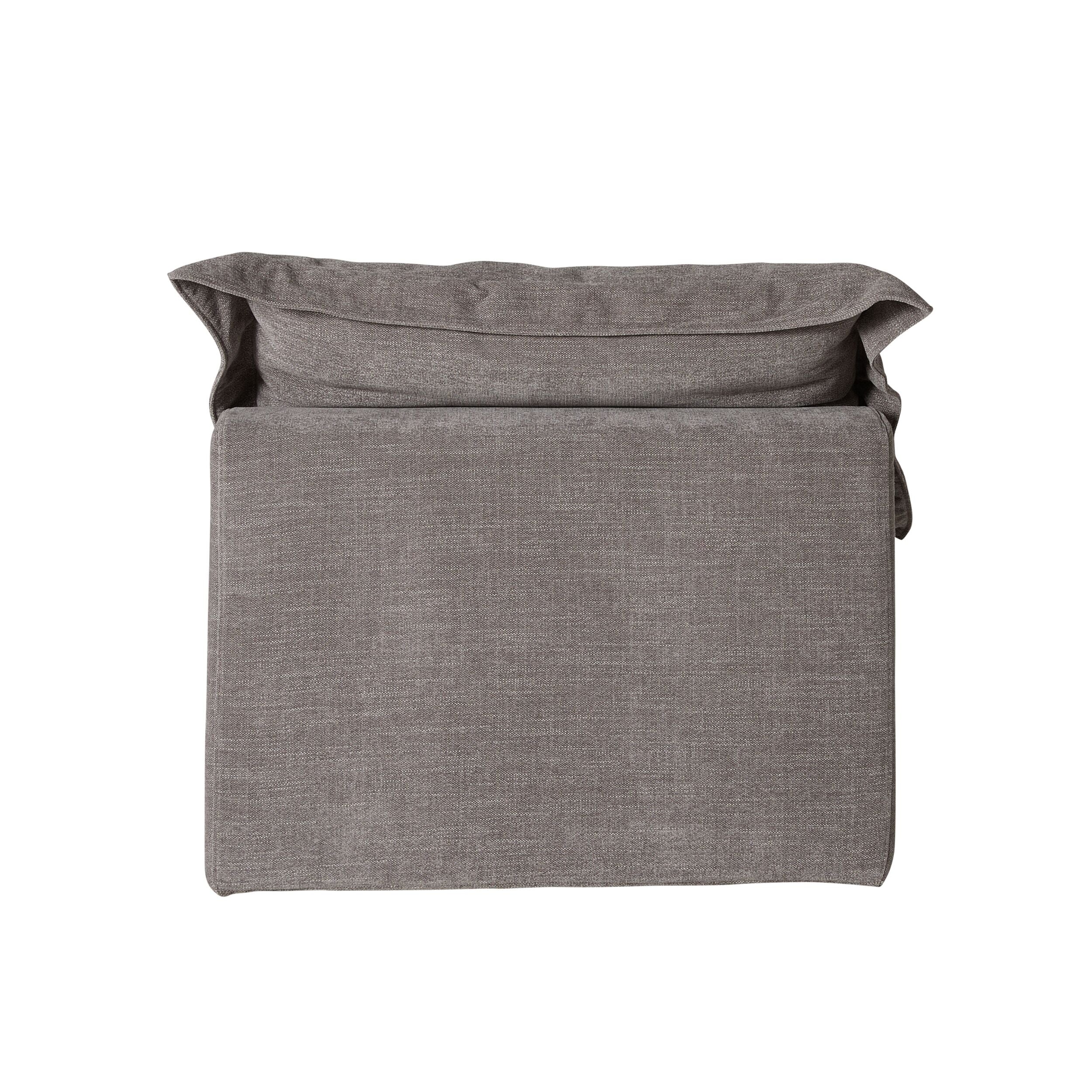 Laze Armless Sofa Twilight Grey - Image 4