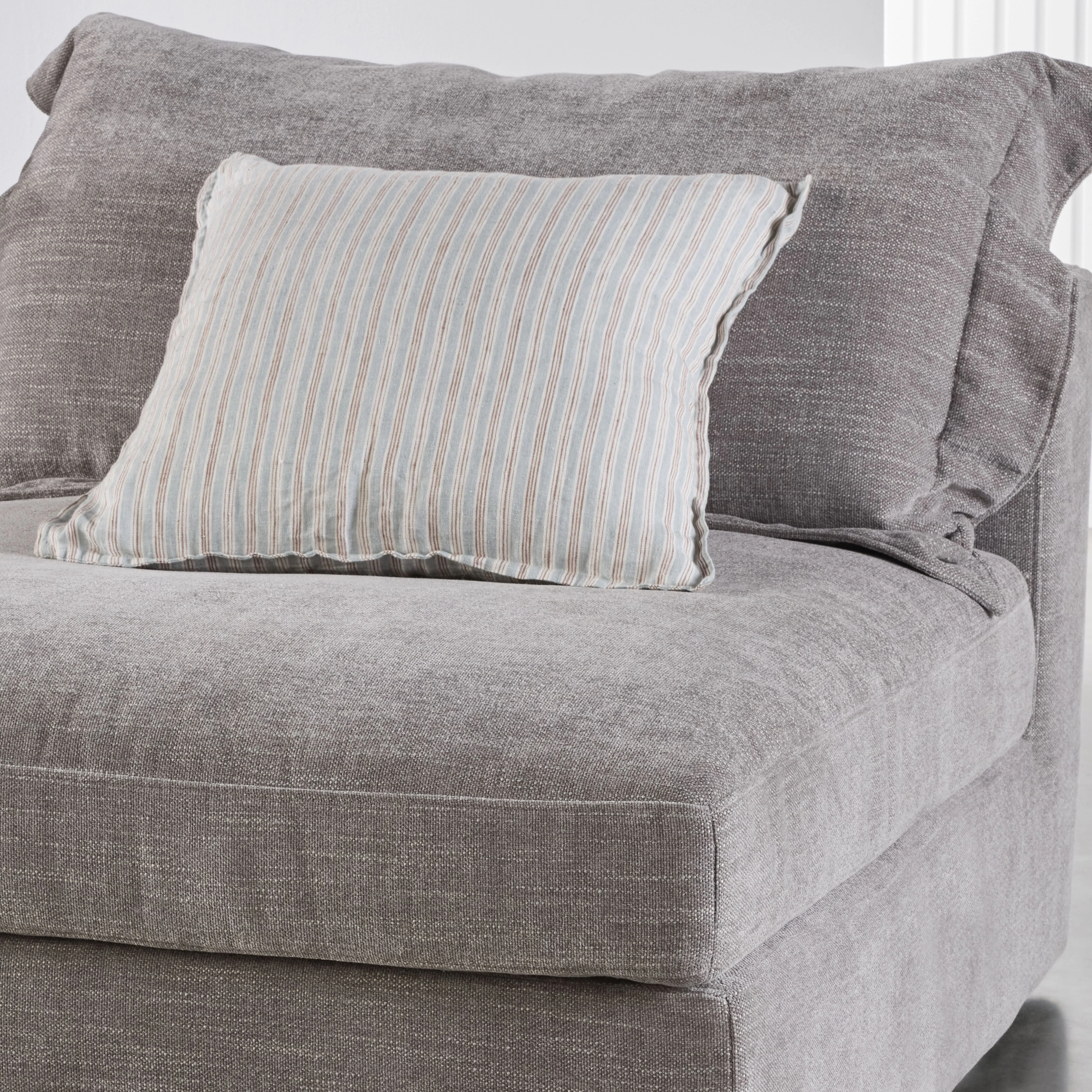 Laze Armless Sofa Twilight Grey - Image 8