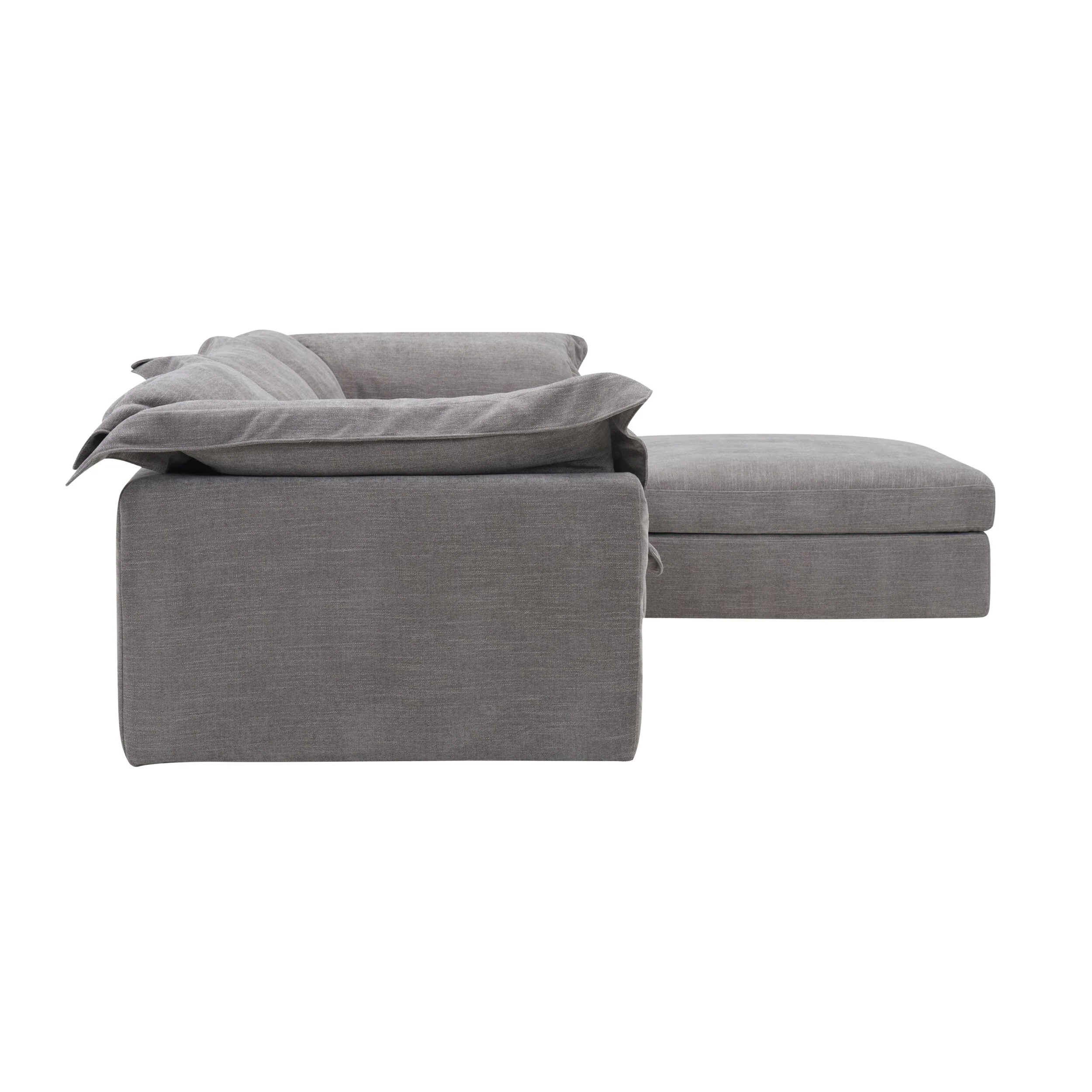 Laze Modular Chaise Sofa Twilight Grey - Image 3
