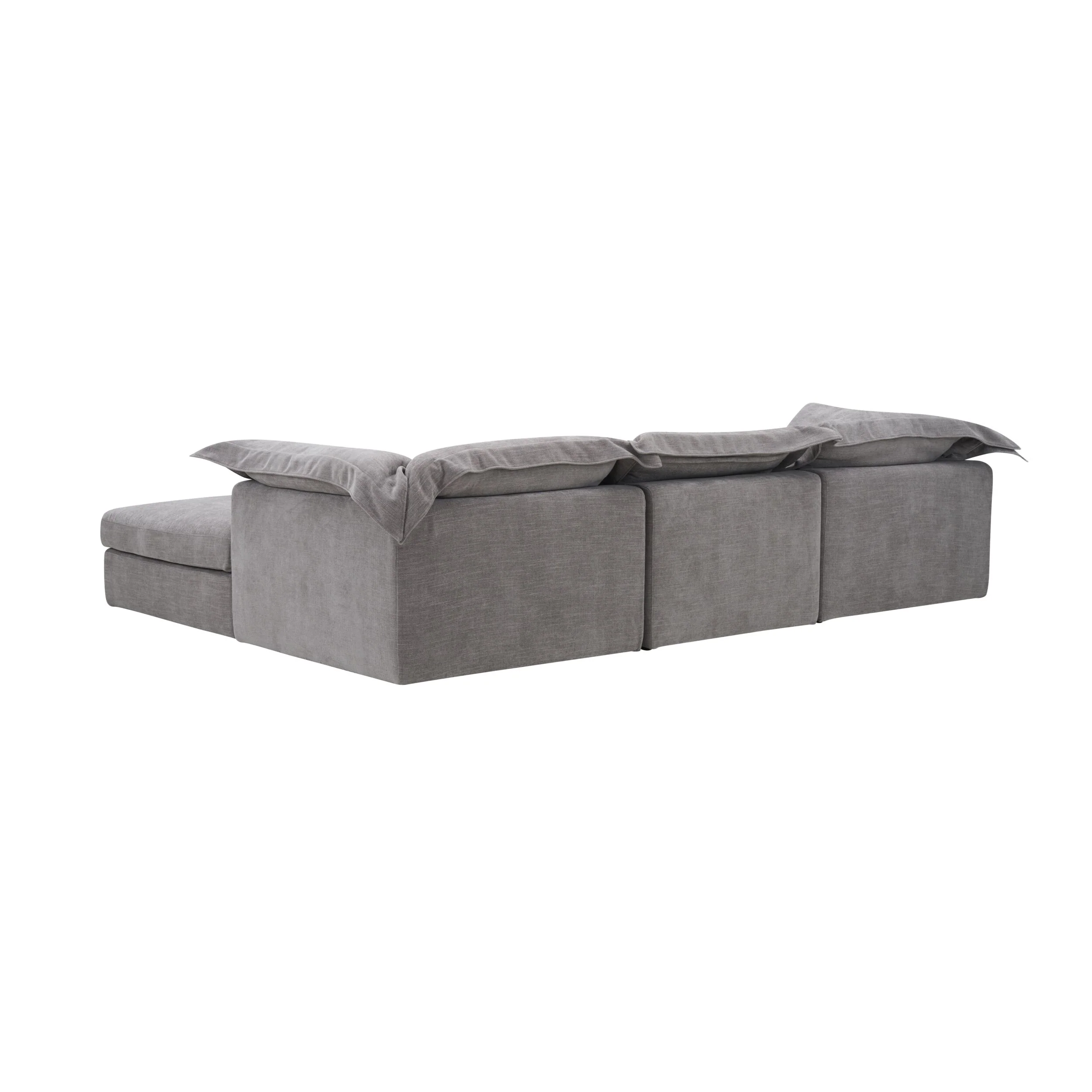 Laze Modular Chaise Sofa Twilight Grey - Image 4