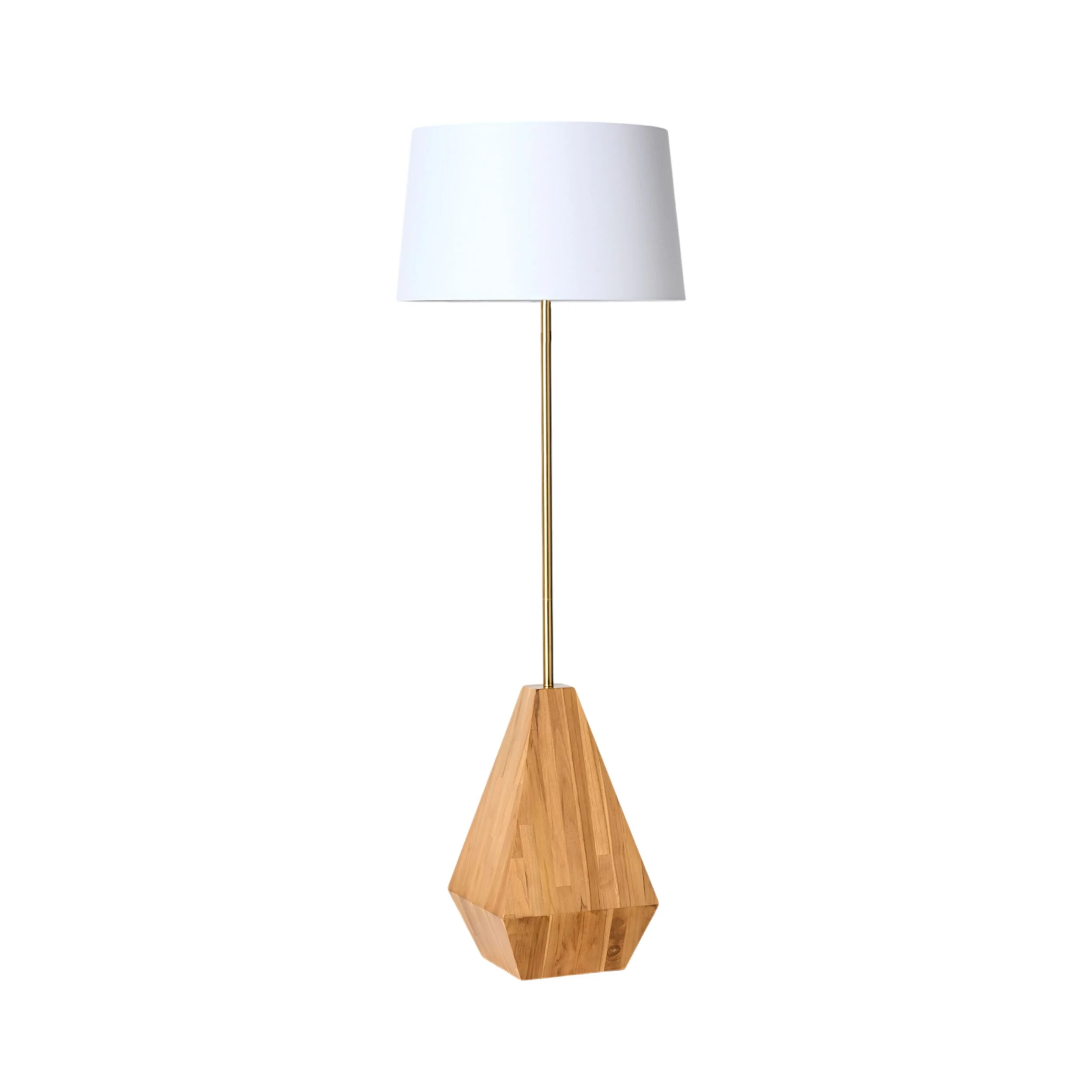 Leah Wooden Floor Lamp 150cm - Image 2