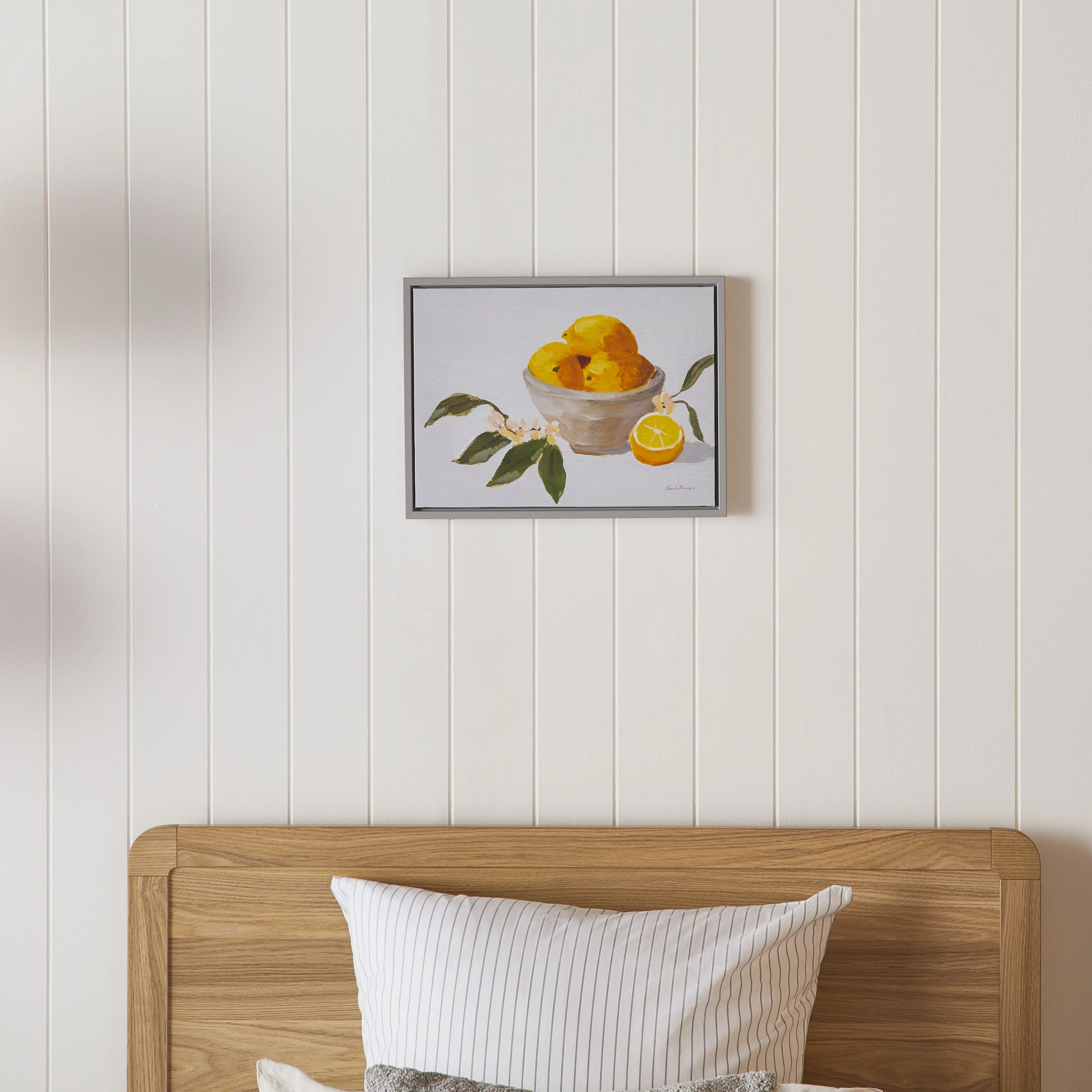 Lemon Bowl Framed Print 40x30cm - Image 4