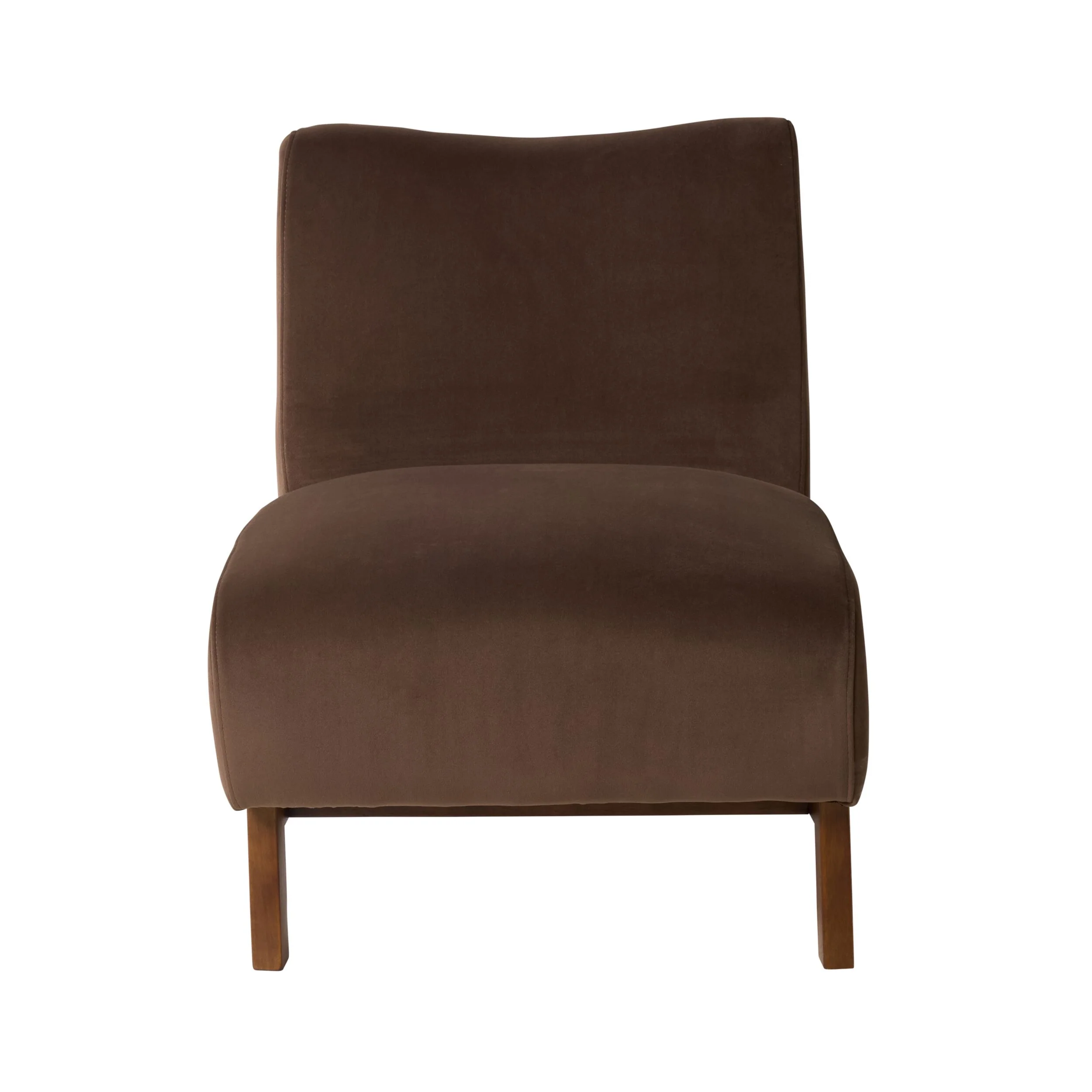 Lenne Occasional Chair Velvet Burnt Chocolate