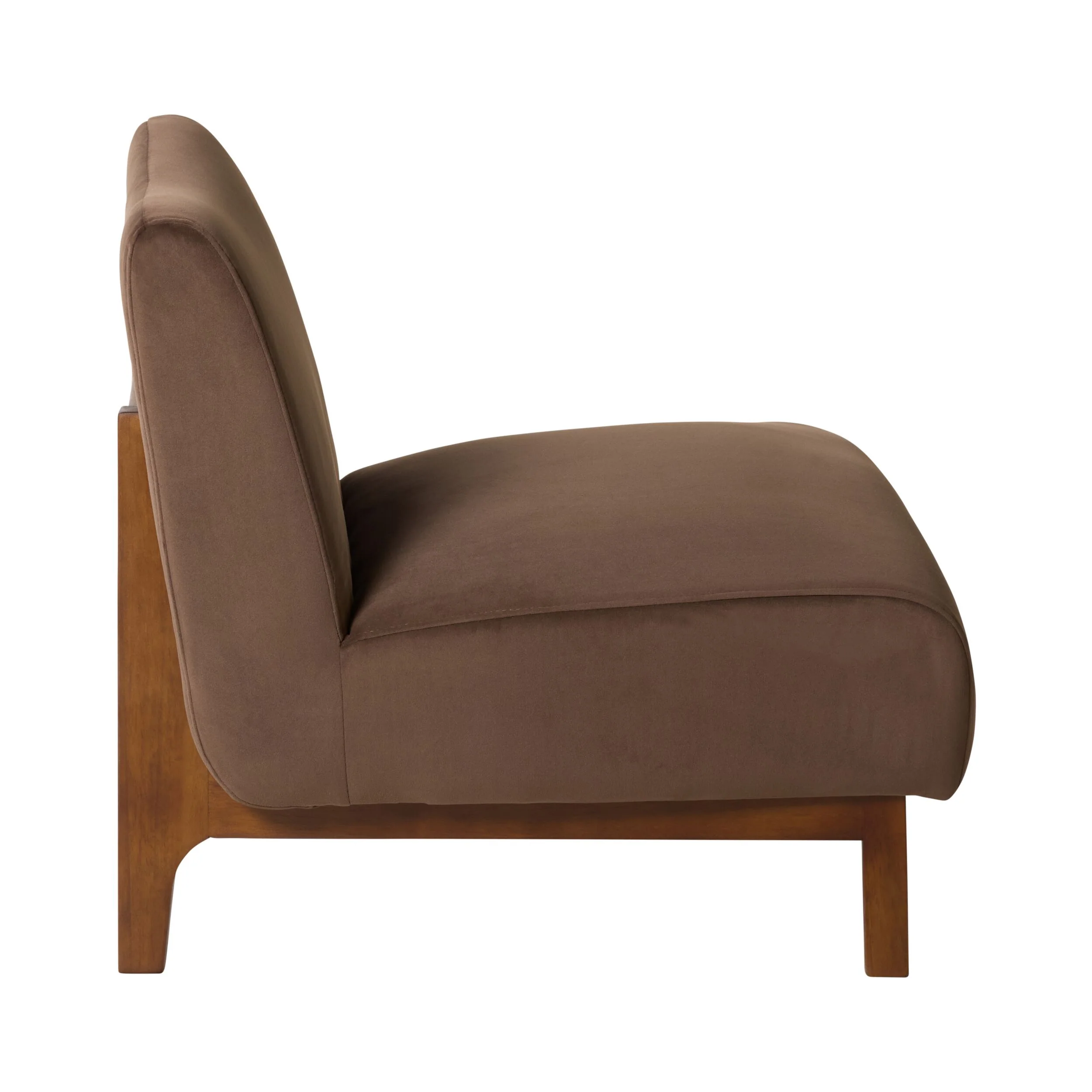 Lenne Occasional Chair Velvet Burnt Chocolate - Image 2