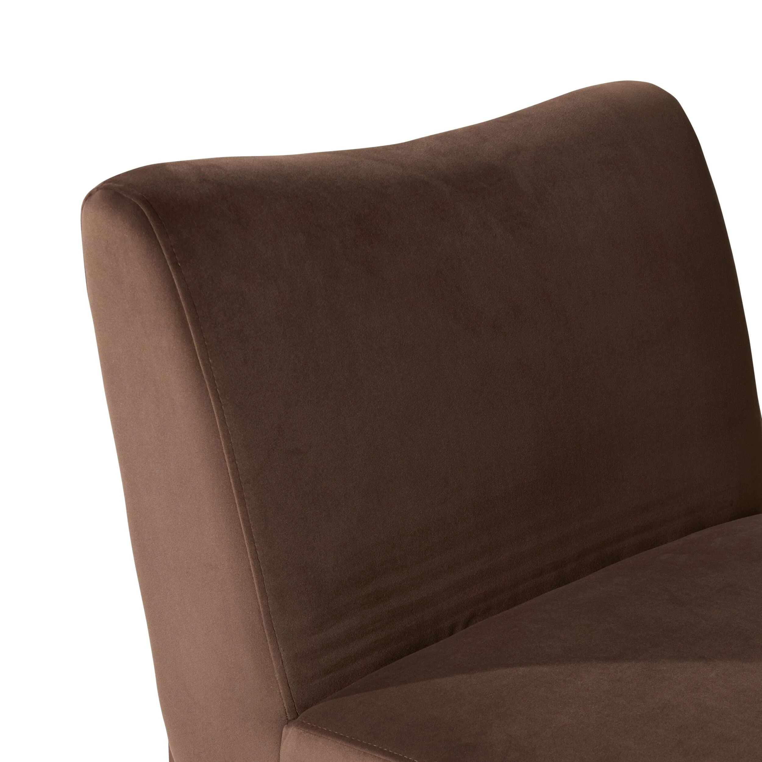 Lenne Occasional Chair Velvet Burnt Chocolate - Image 5