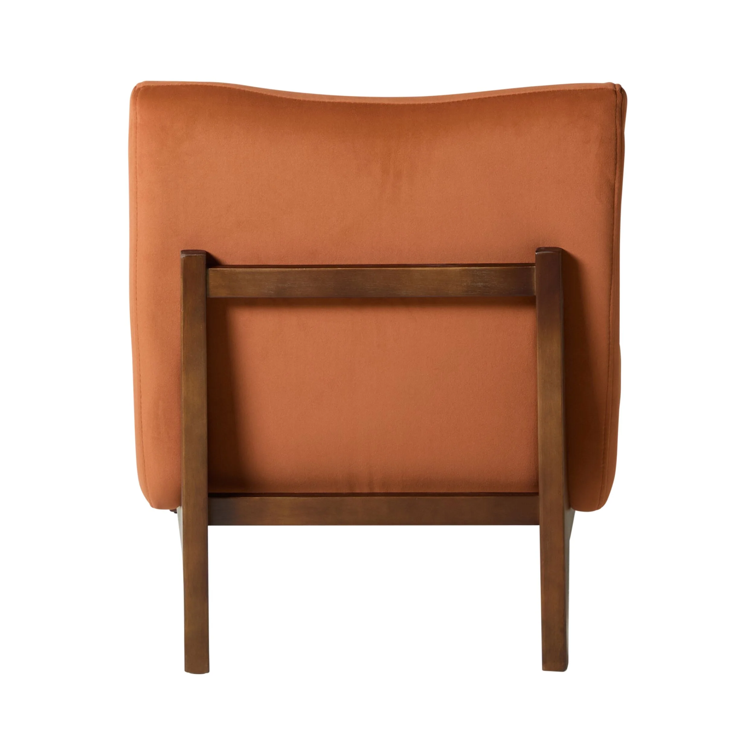 Lenne Occasional Chair Velvet Burnt Orange - Image 4