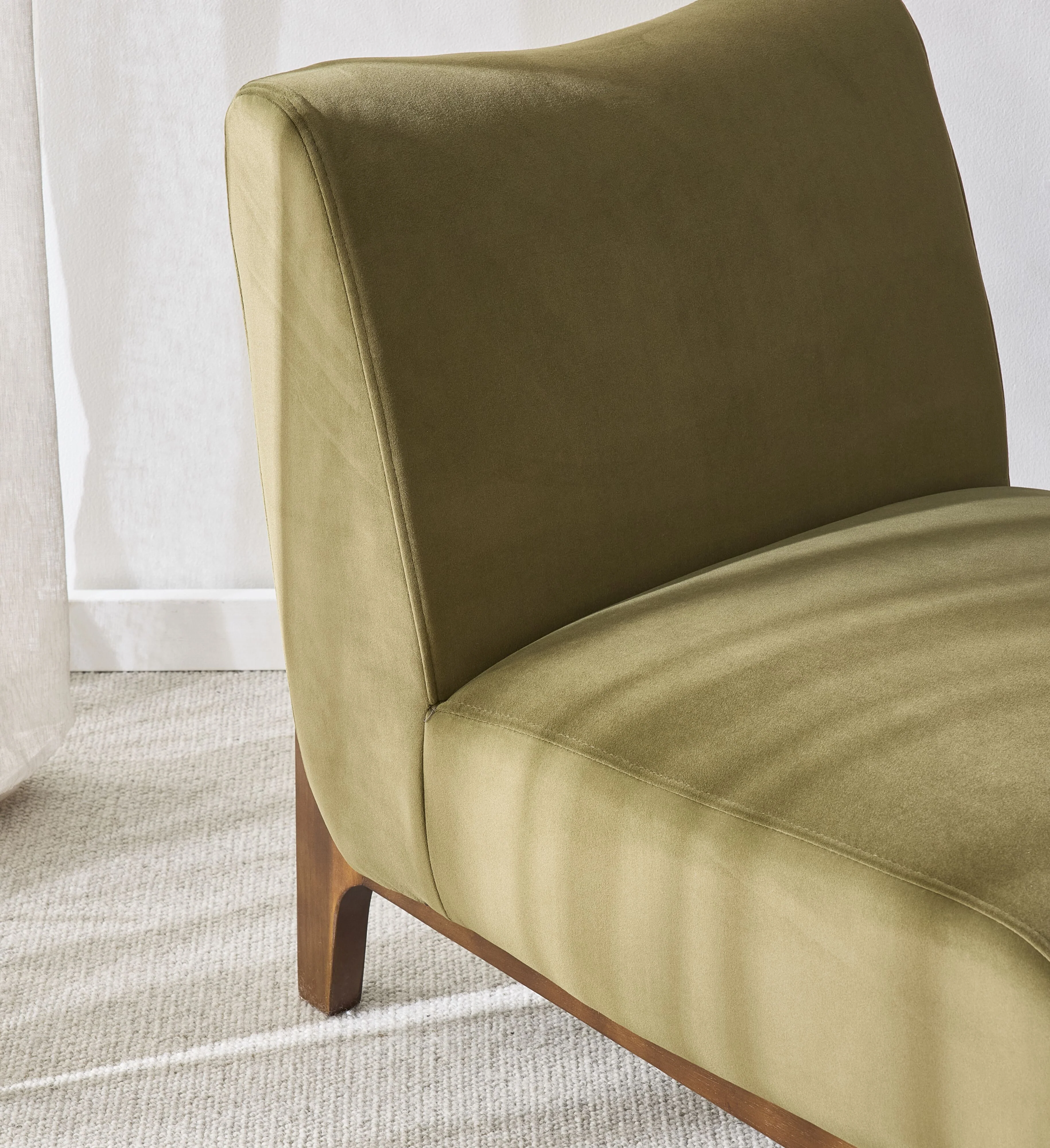 Lenne Occasional Chair Velvet Moss - Image 9