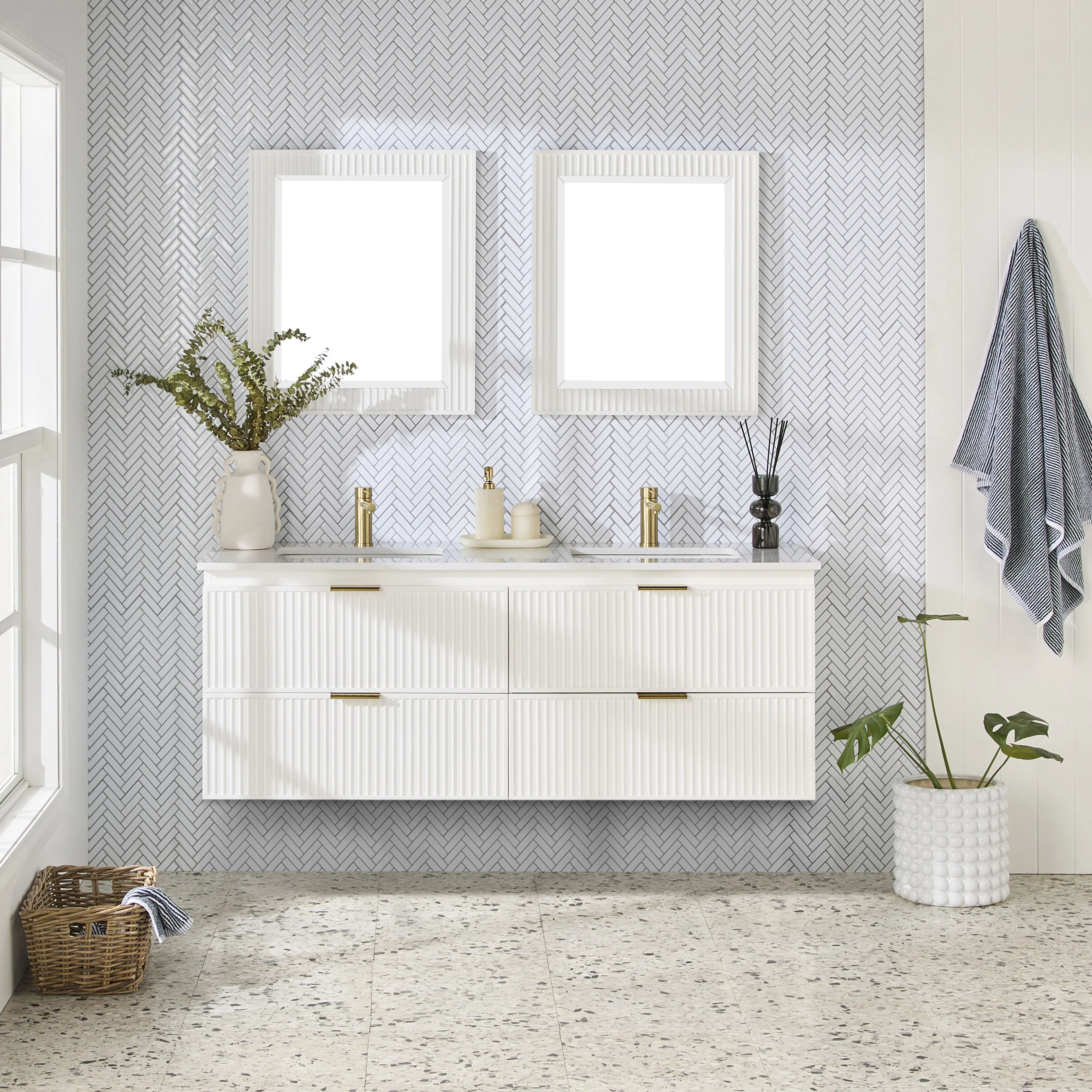 Lennox Double Vanity White 1550mm - Image 13