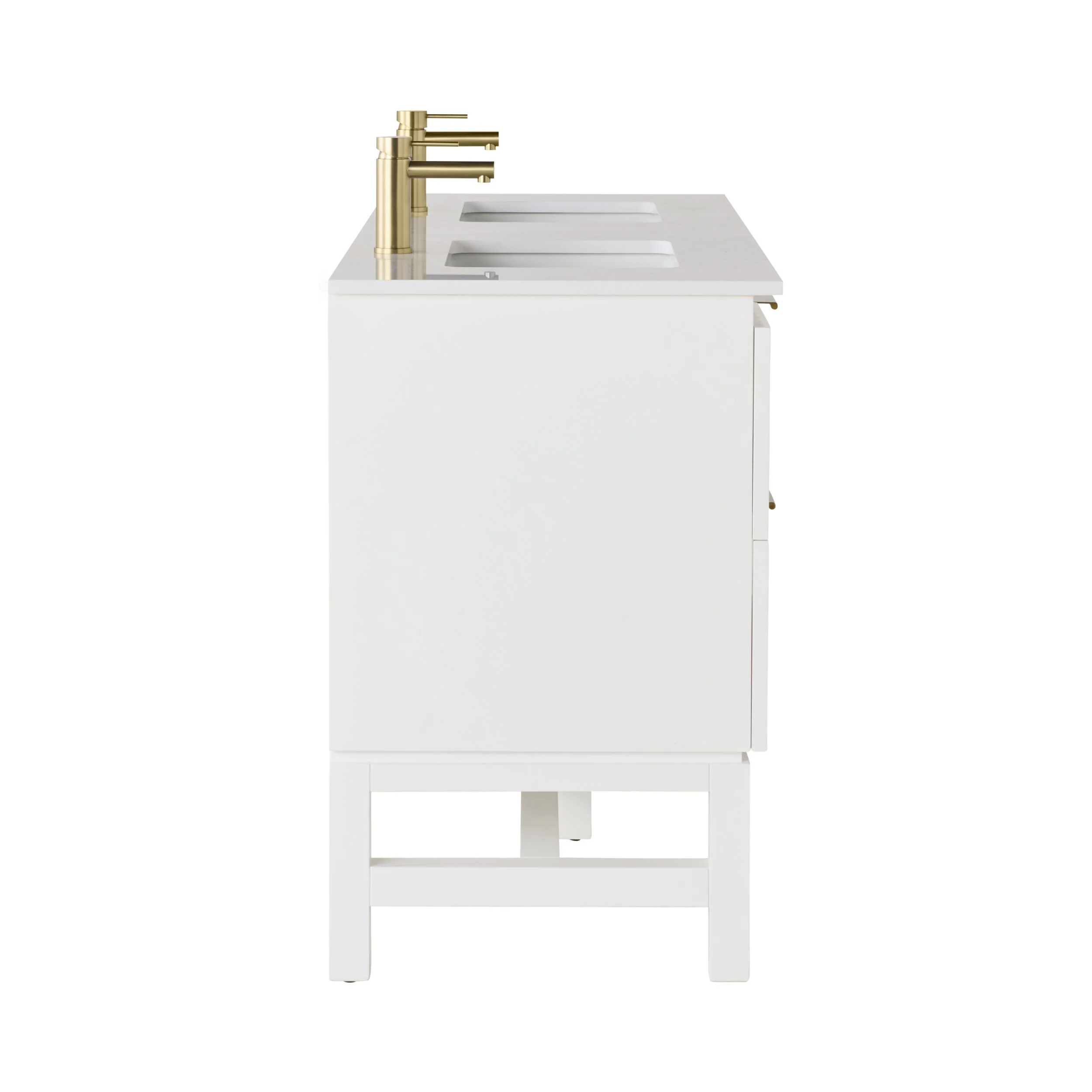 Lennox Double Vanity White 1550mm - Image 4