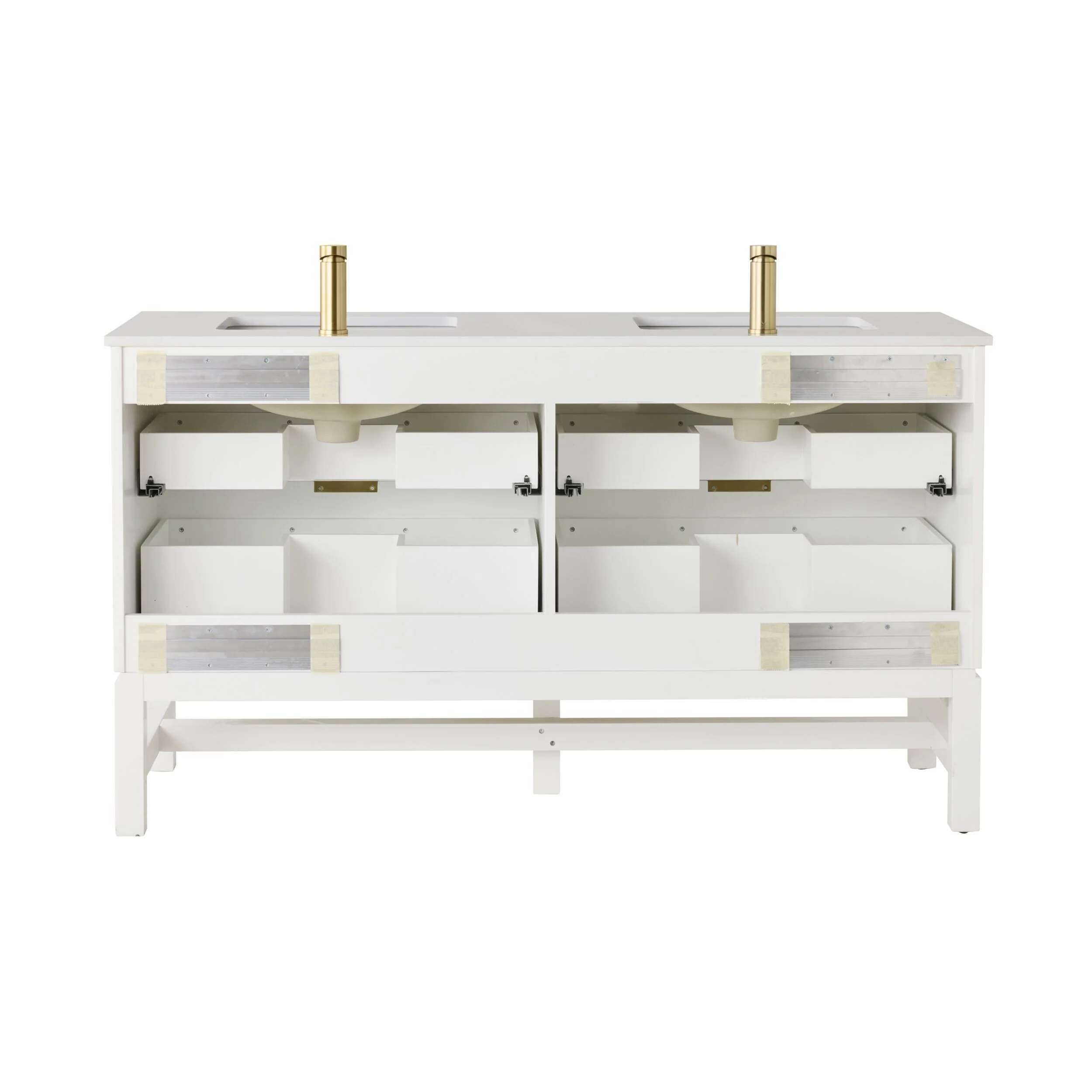 Lennox Double Vanity White 1550mm - Image 5