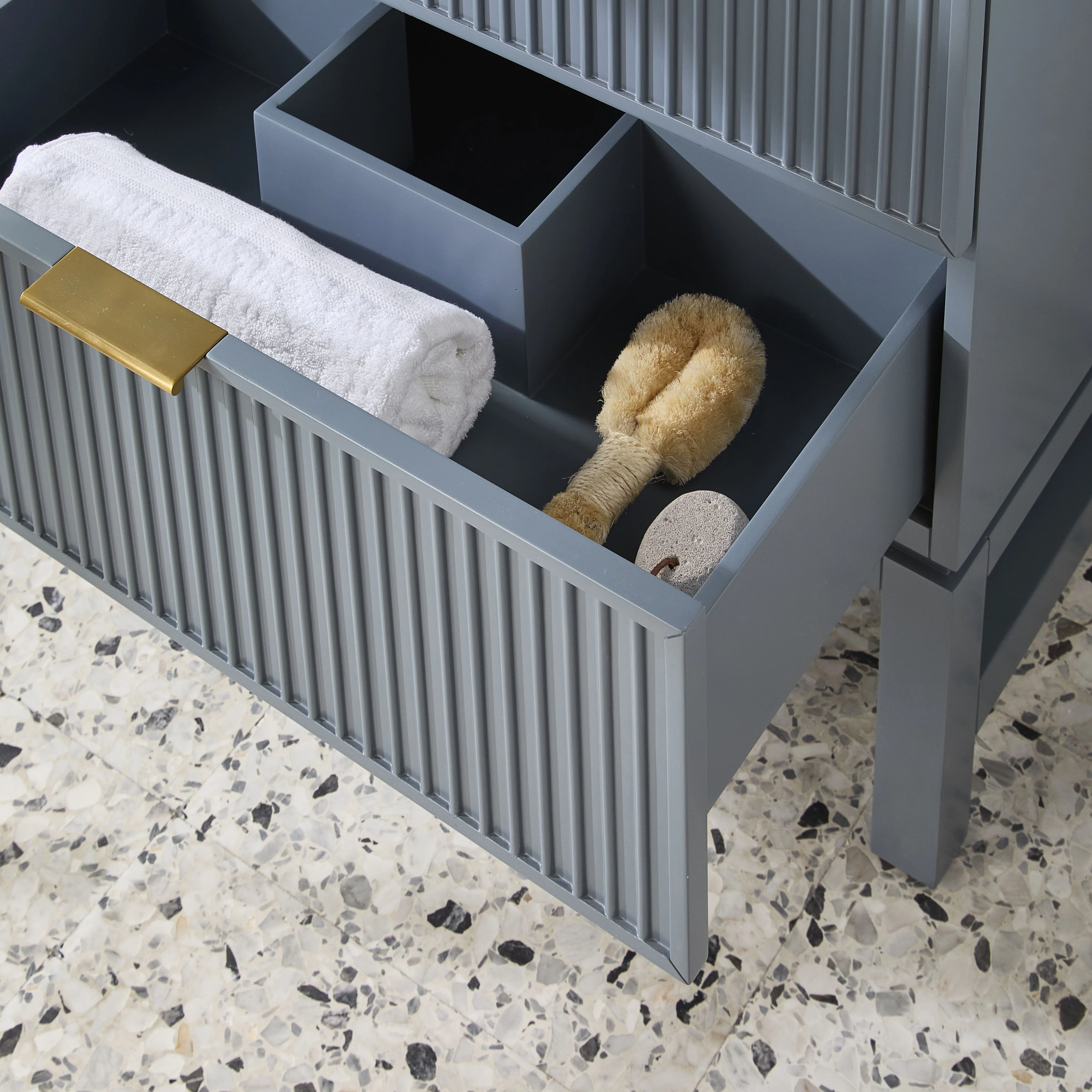 Lennox Single Vanity Slate Blue 790mm - Image 12