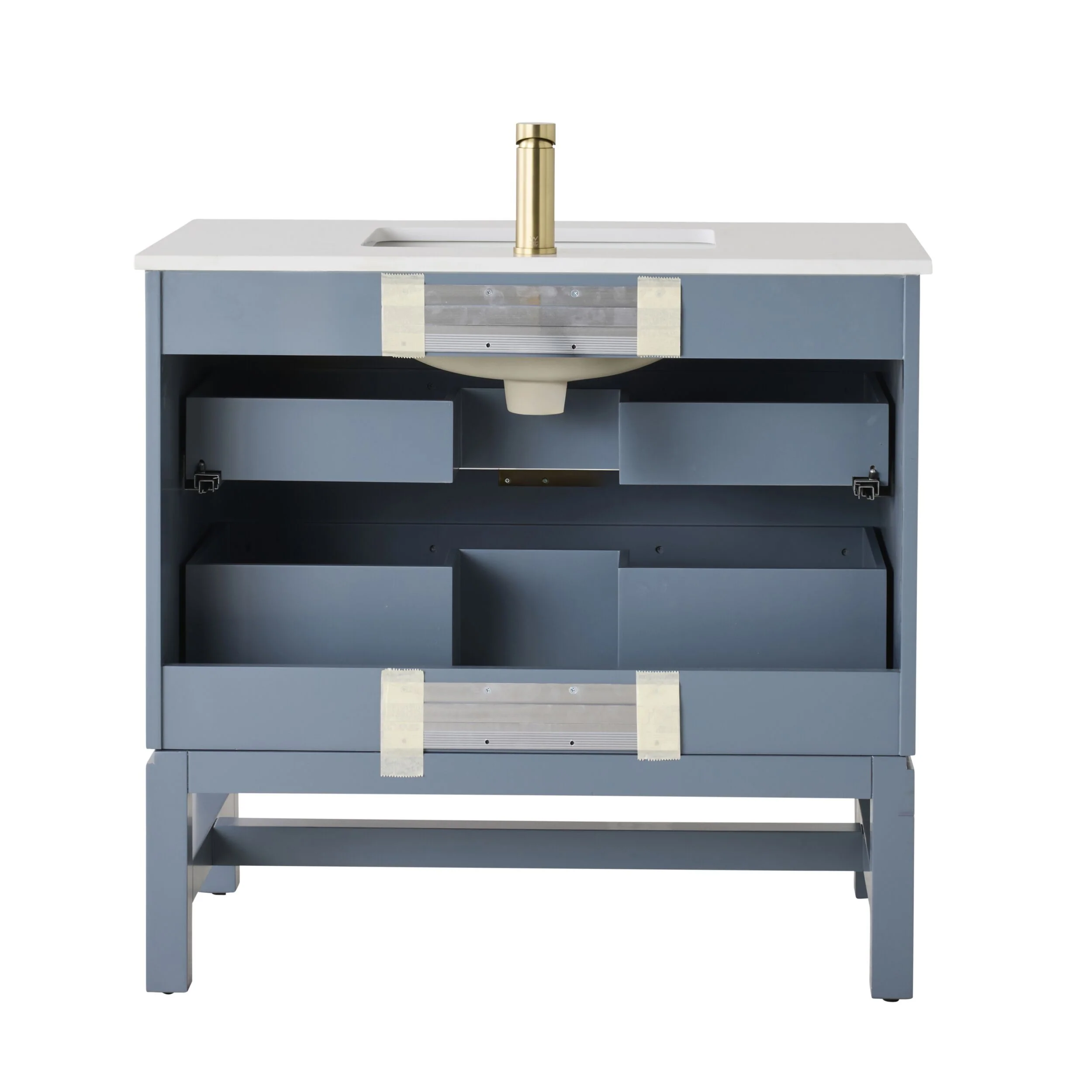 Lennox Single Vanity Slate Blue 940mm - Image 5