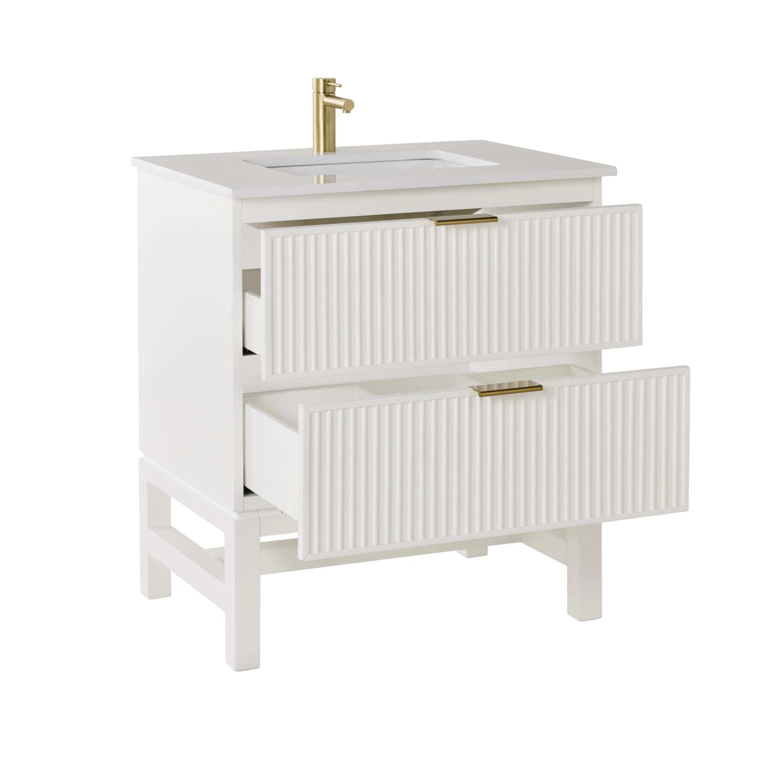 Lennox Single Vanity White 790mm - Image 3
