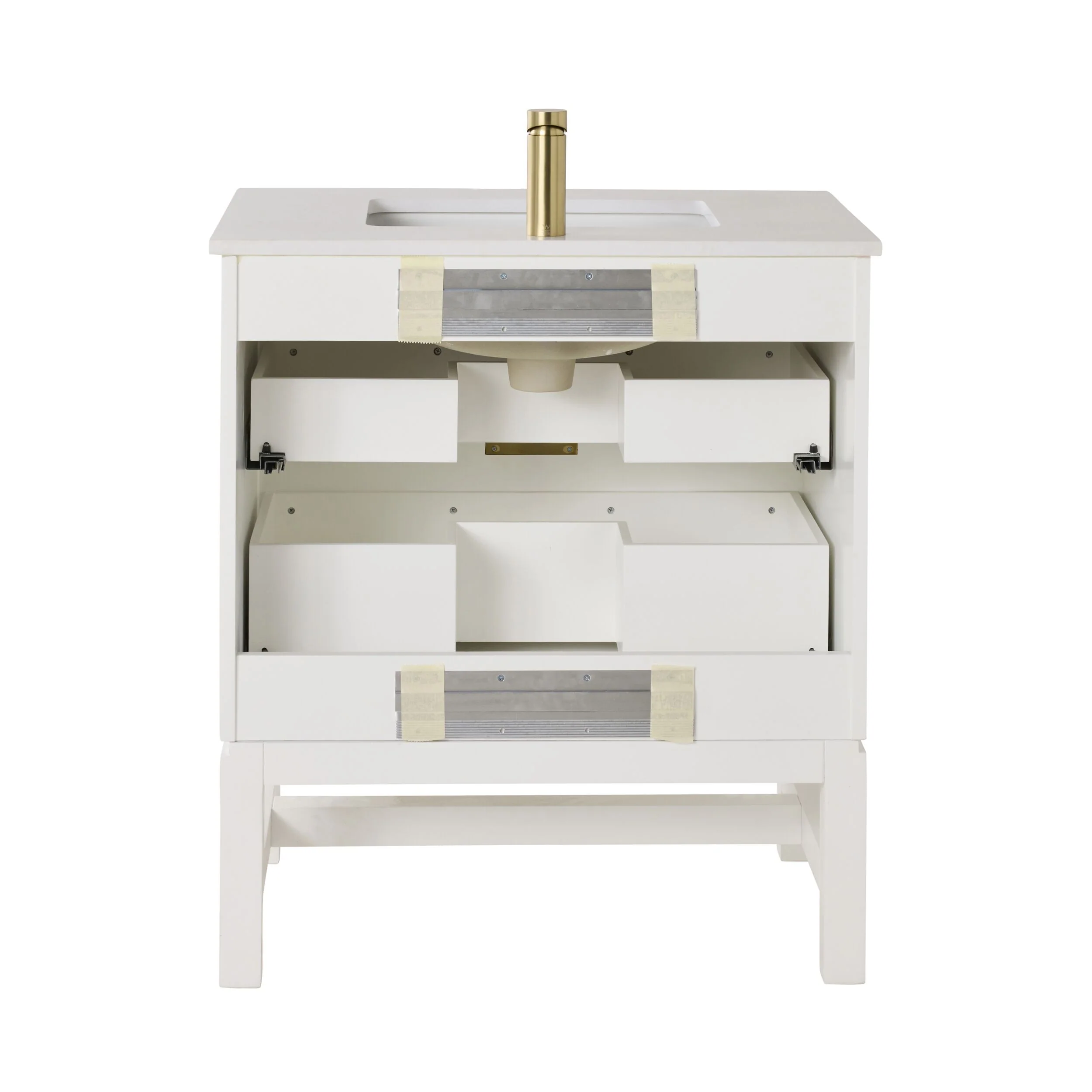 Lennox Single Vanity White 790mm - Image 6