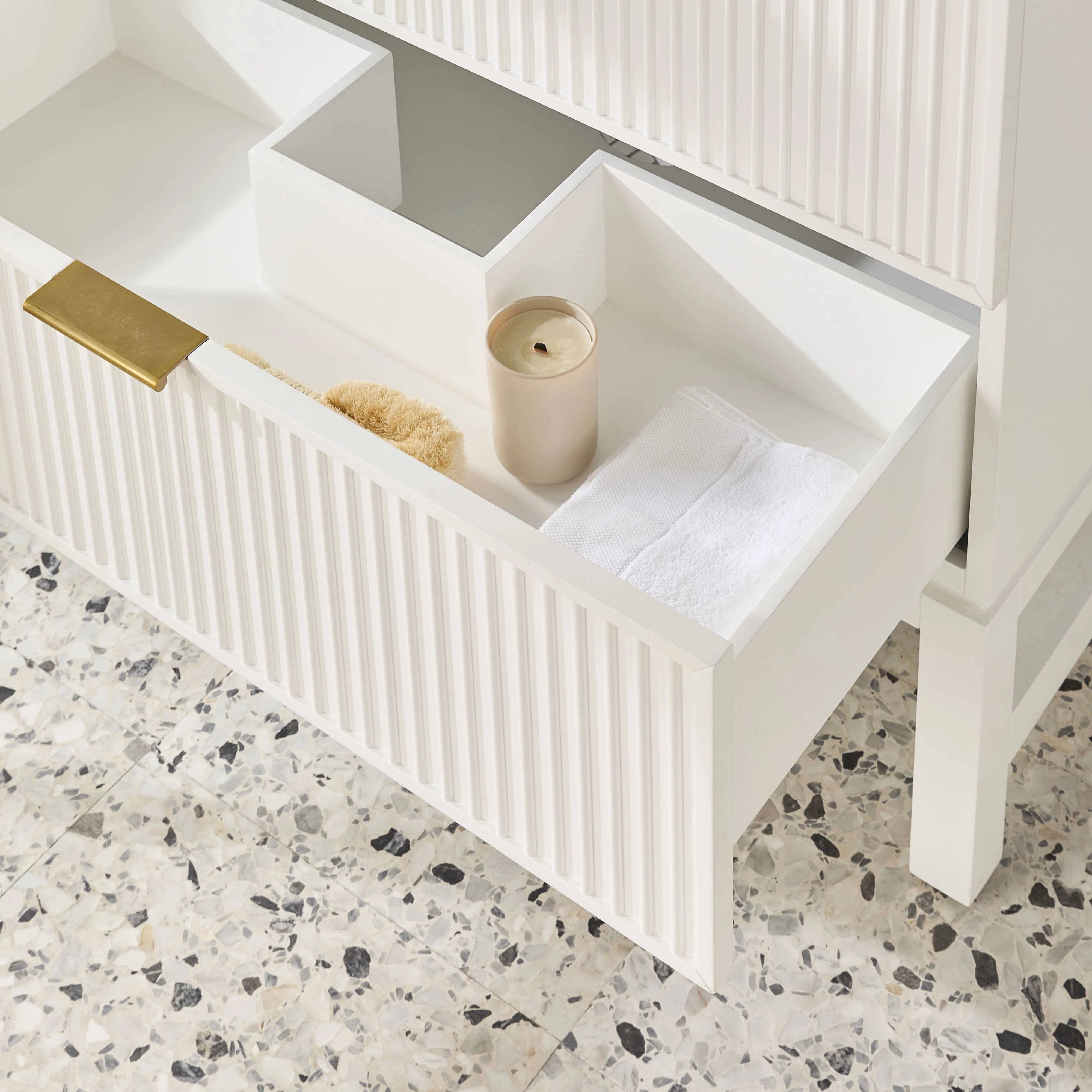 Lennox Single Vanity White 940mm - Image 12
