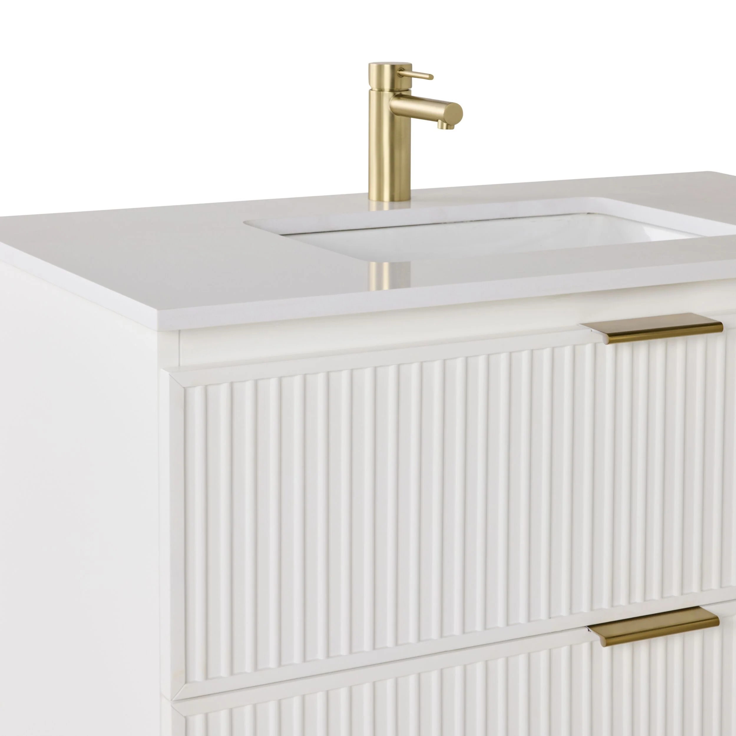 Lennox Single Vanity White 940mm - Image 4