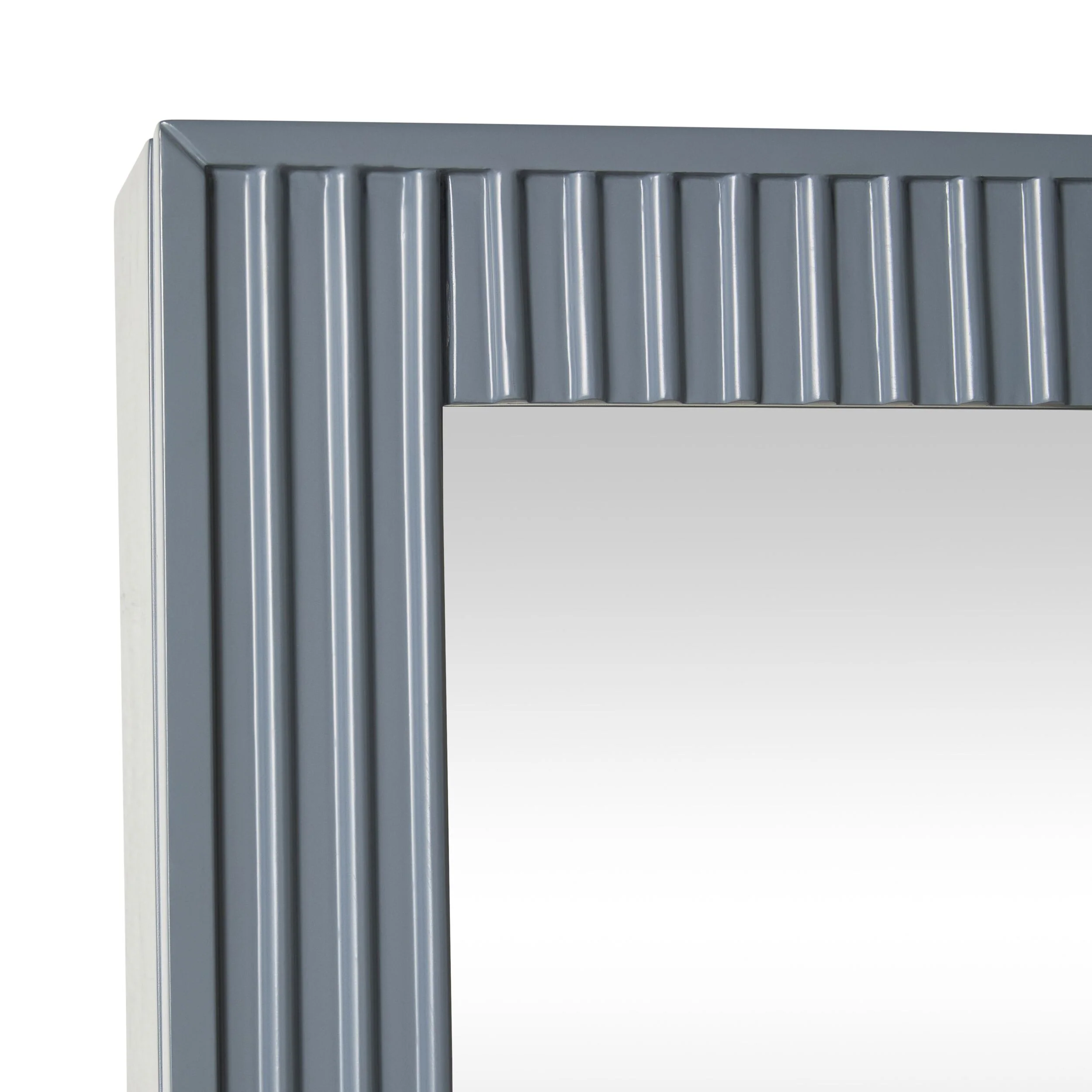 Lennox Vanity Mirror Cabinet Slate Blue 610x762mm - Image 2