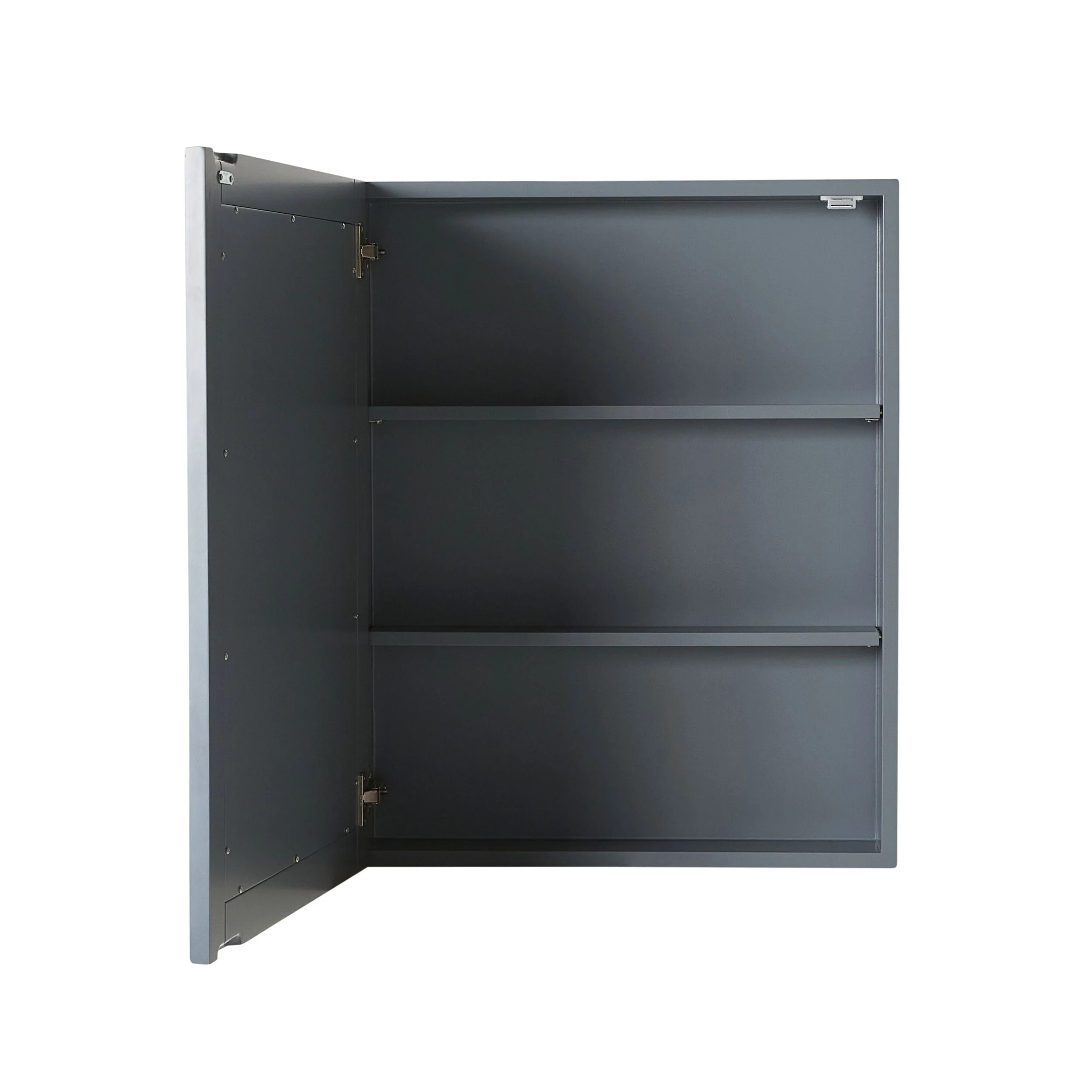 Lennox Vanity Mirror Cabinet Slate Blue 610x762mm - Image 3