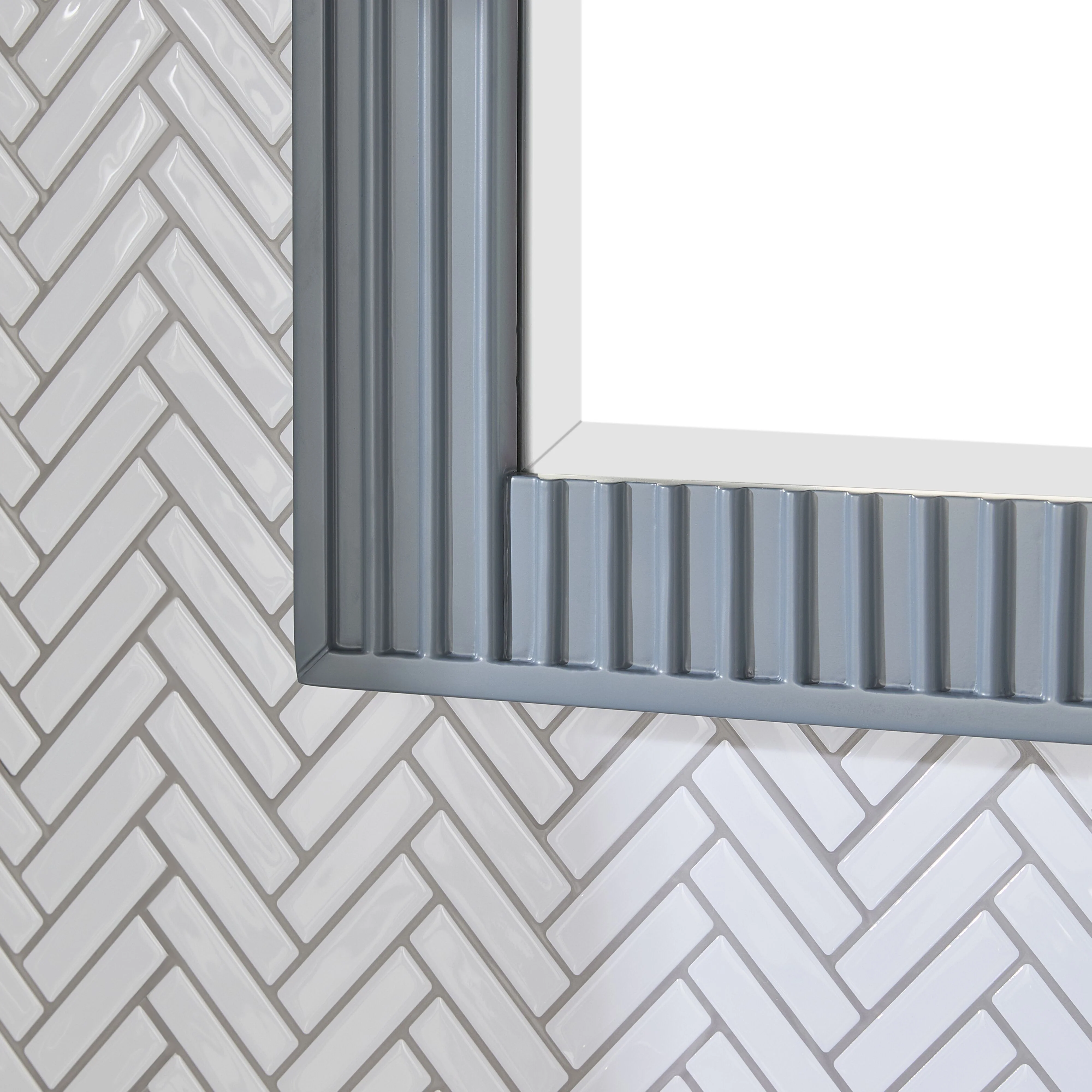 Lennox Vanity Mirror Slate Blue 610x712mm - Image 7