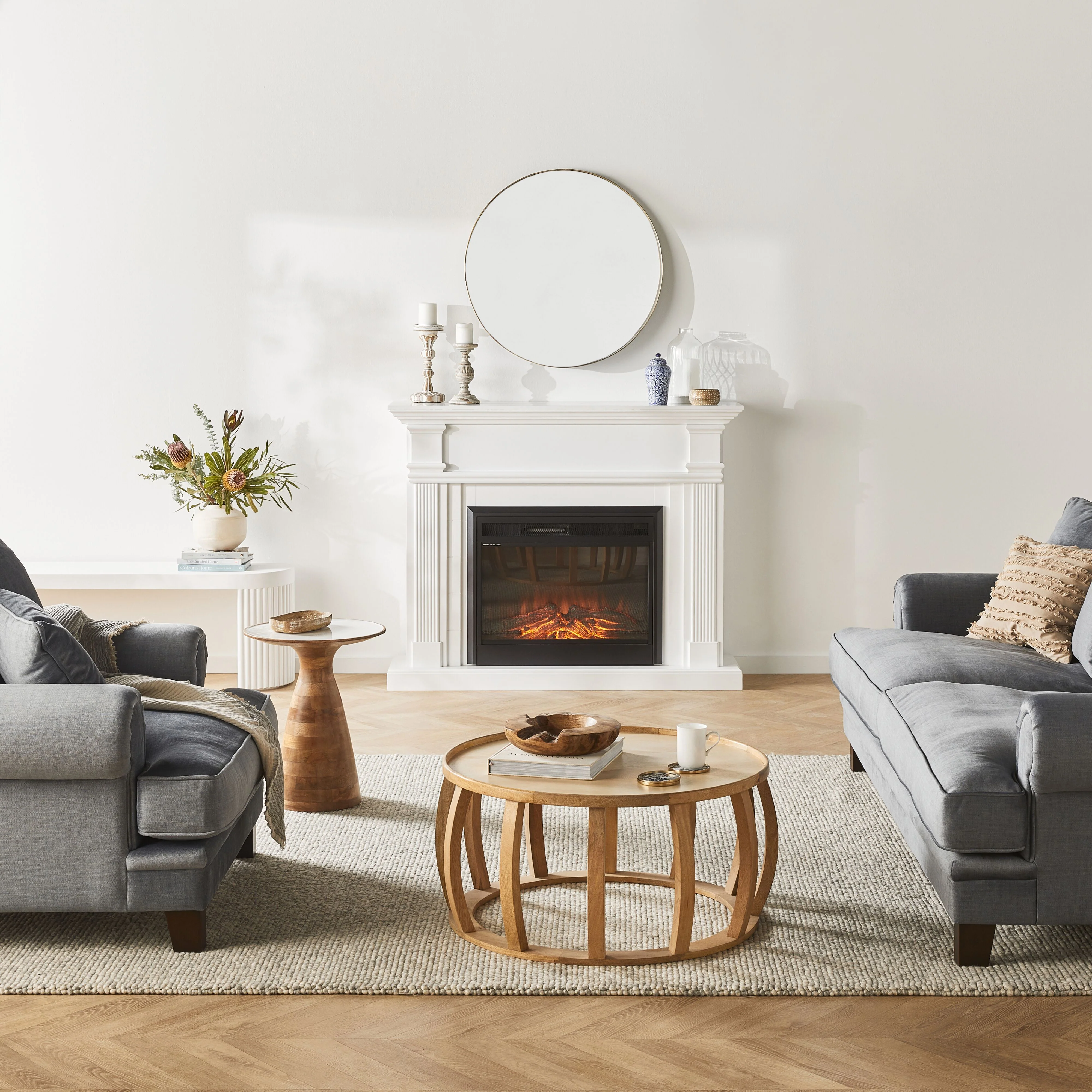 Lewisham Fireplace 140x37x112cm - Image 6