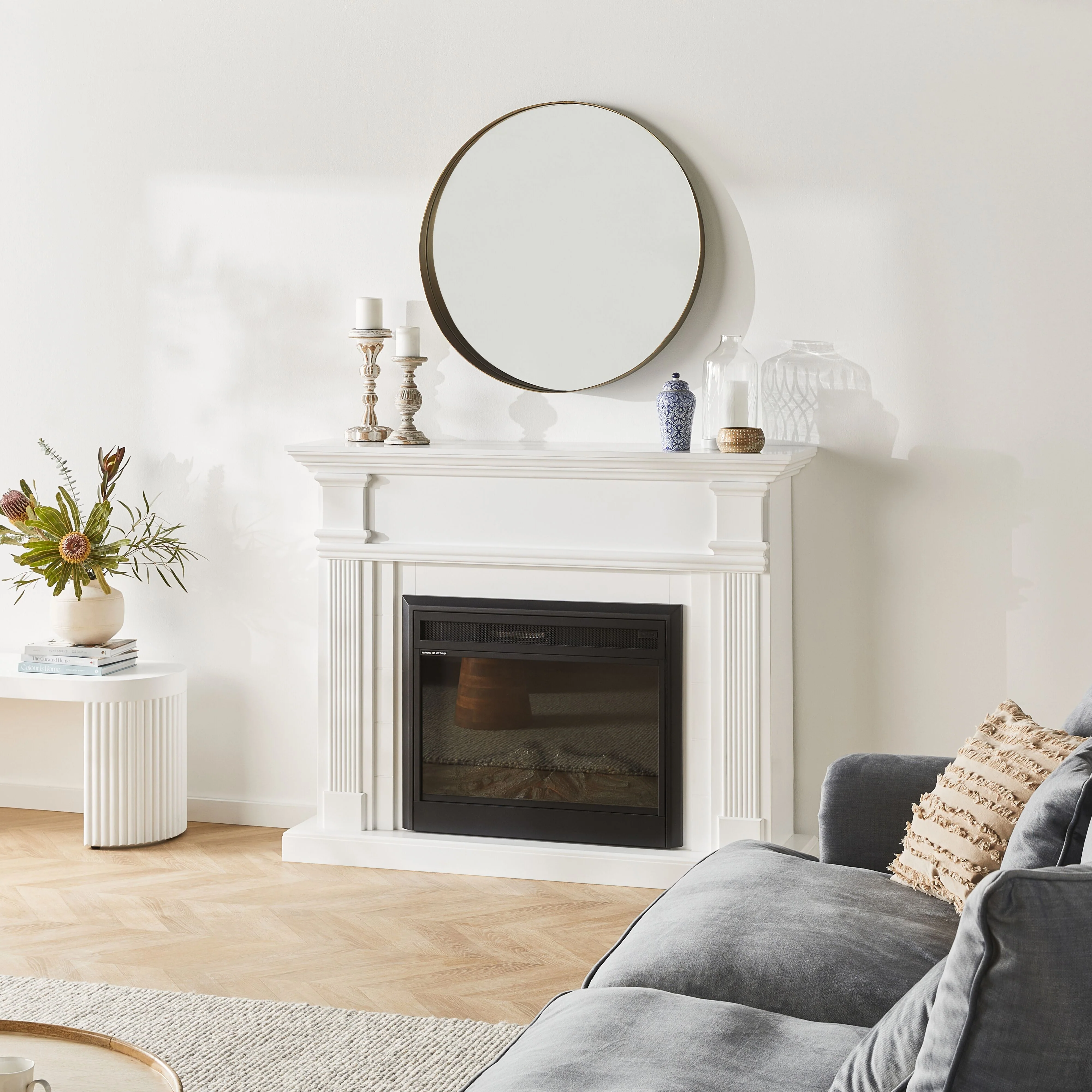 Lewisham Fireplace 140x37x112cm - Image 7
