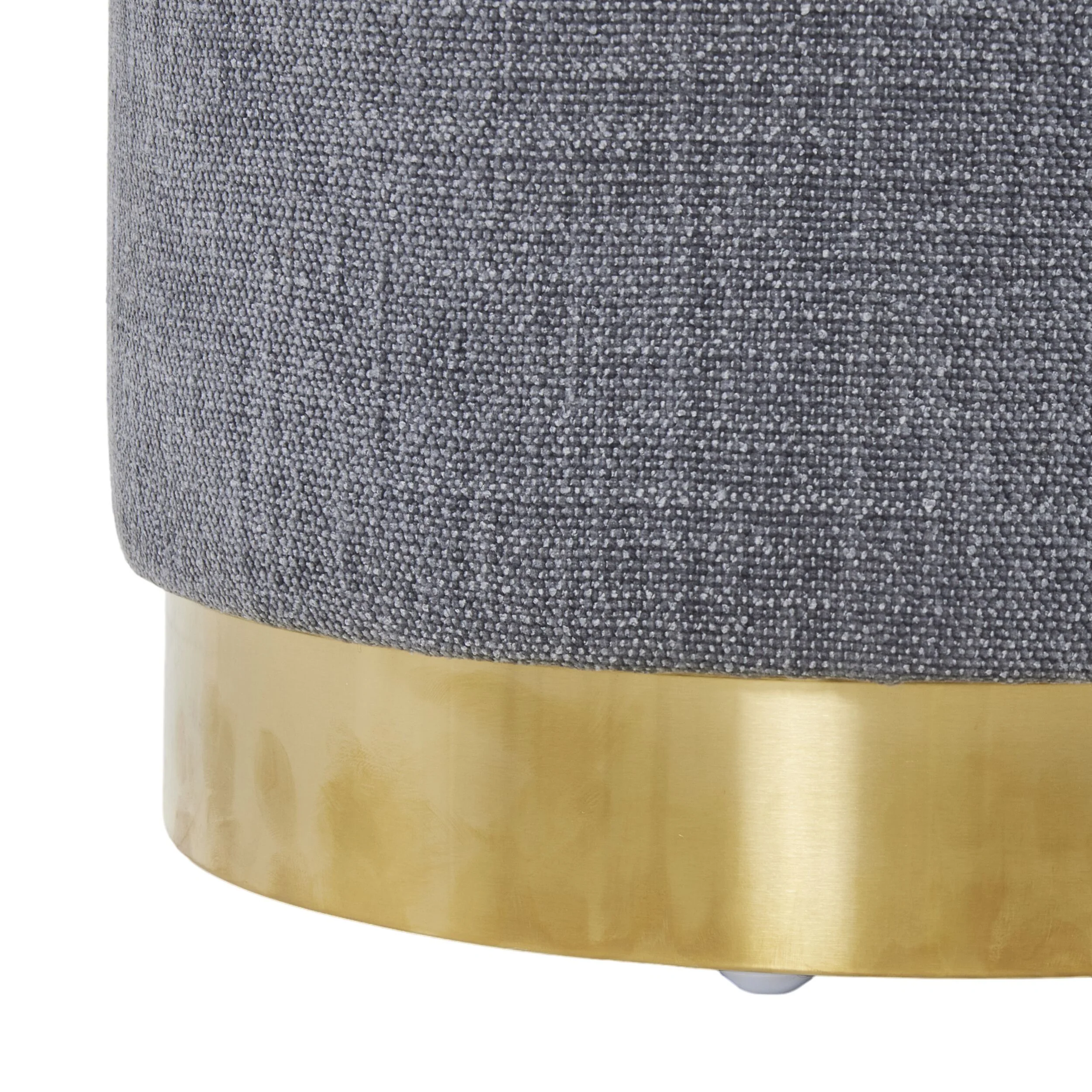 Edie Round Ottoman Solace Aegean Blue - Image 2