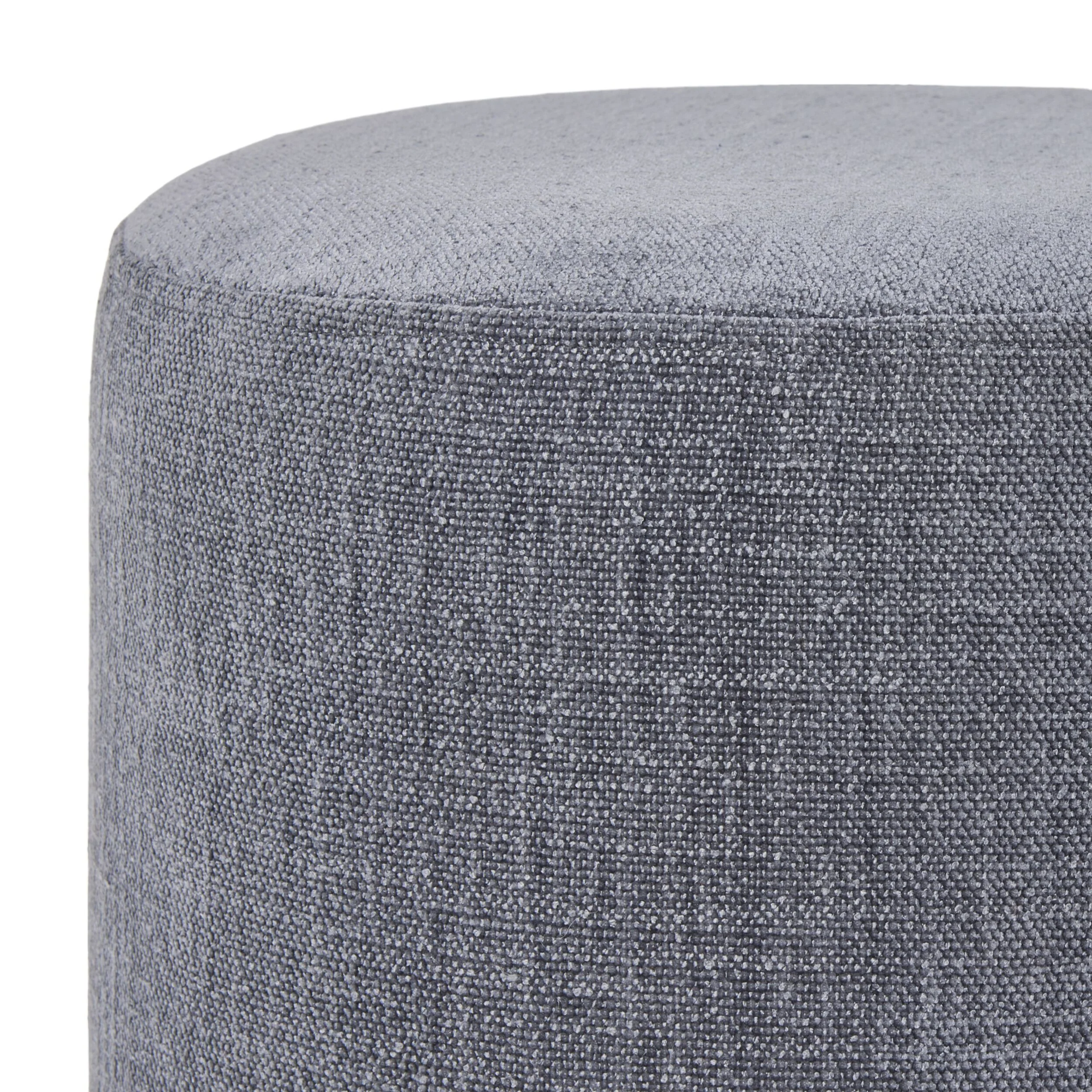 Edie Round Ottoman Solace Aegean Blue - Image 3