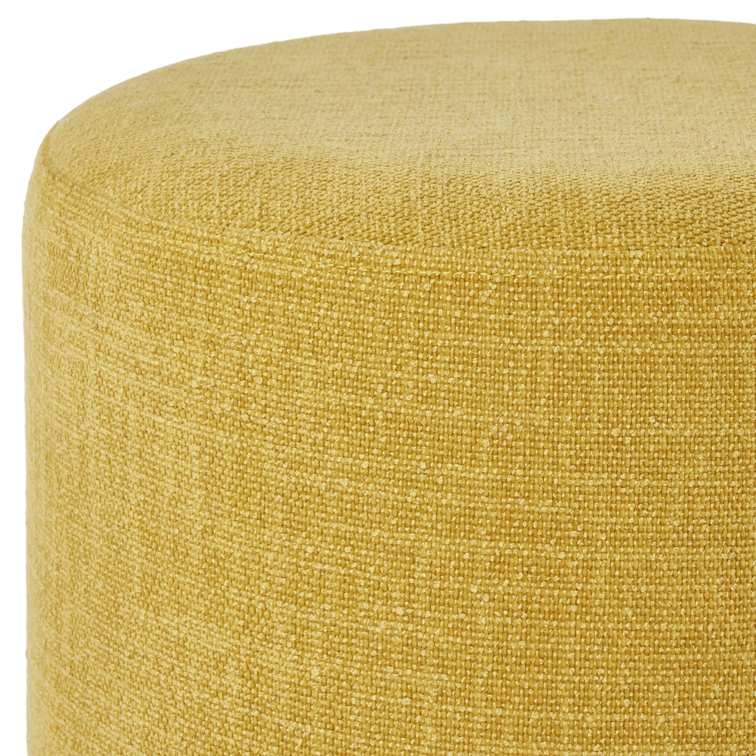 Edie Round Ottoman Solace Mustard - Image 2