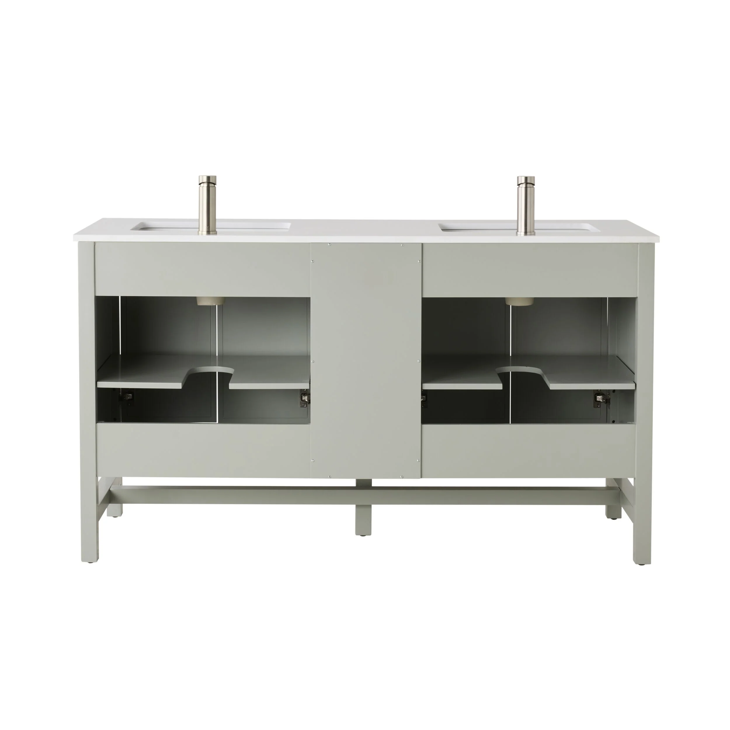 Liam Double Vanity Evergreen Fog 1550mm - Image 5