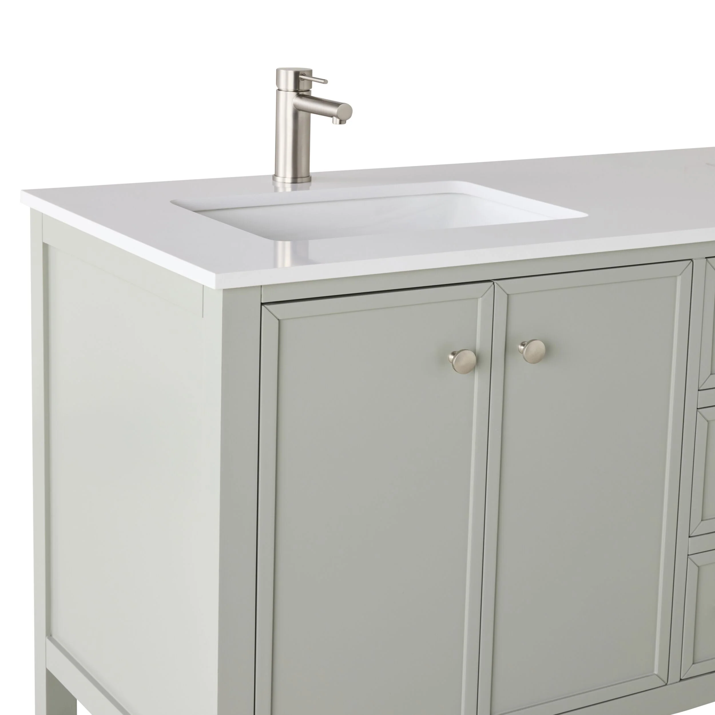 Liam Double Vanity Evergreen Fog 1550mm - Image 6