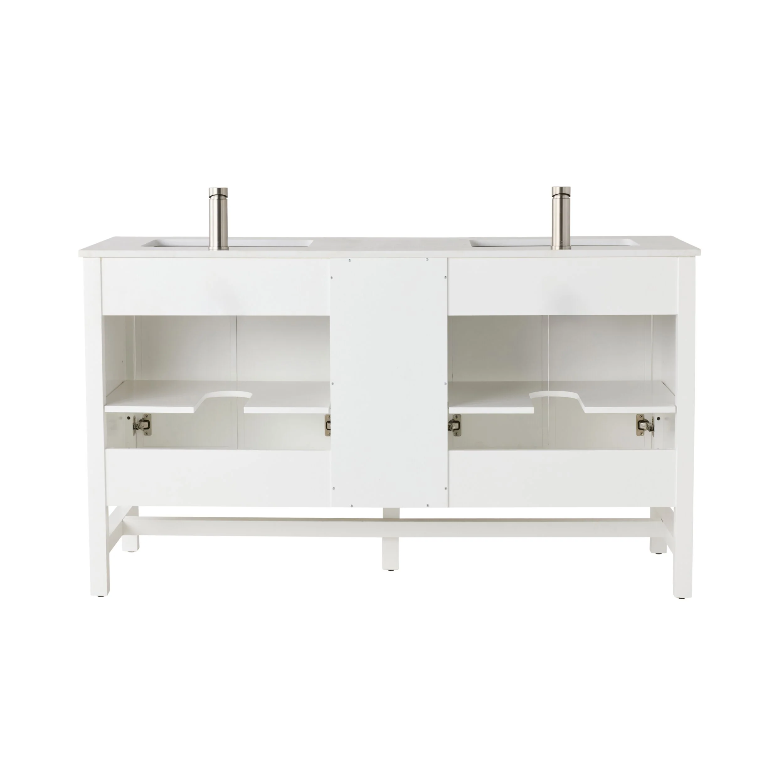 Liam Double Vanity White 1550mm - Image 5