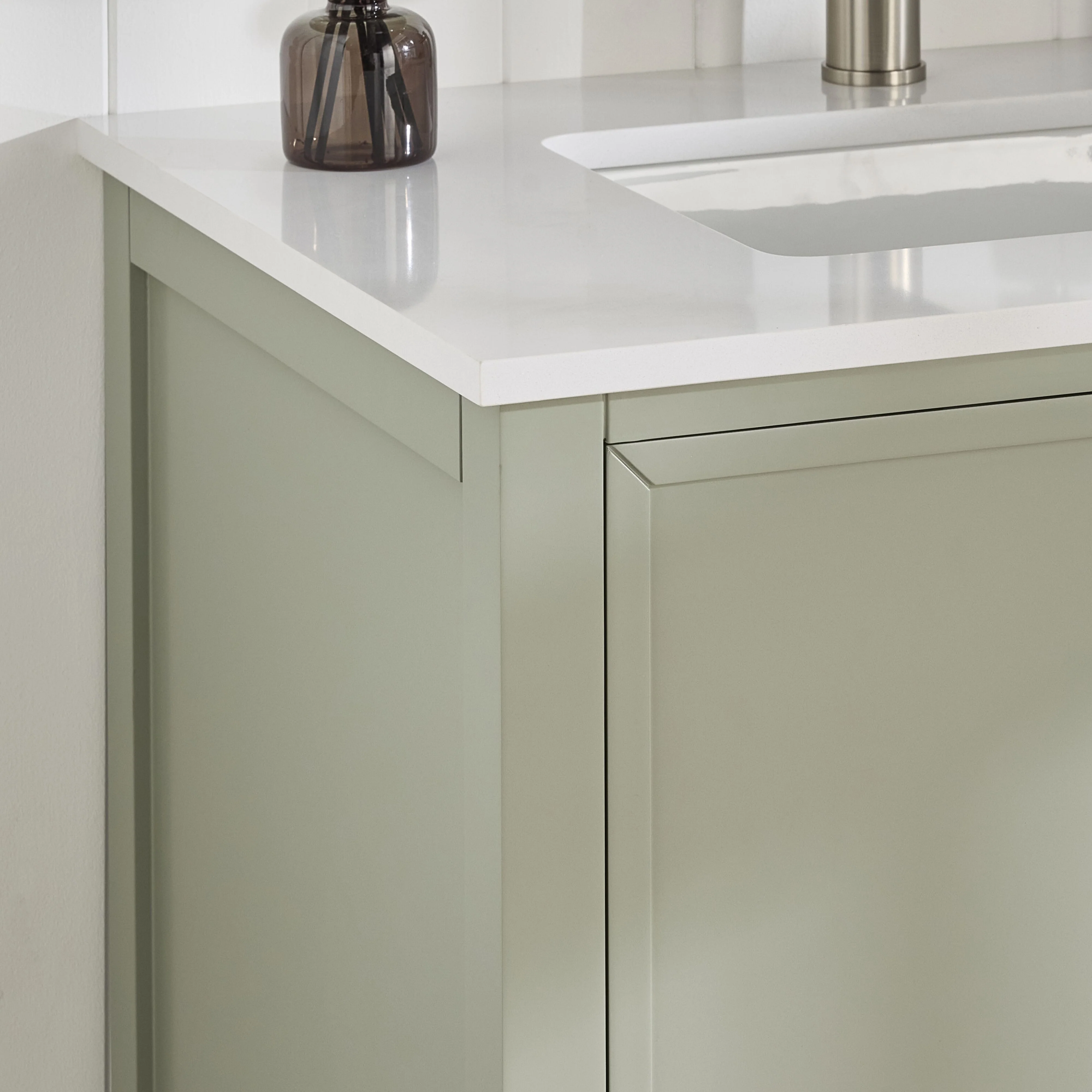 Liam Single Vanity Evergreen Fog 940mm - Image 10