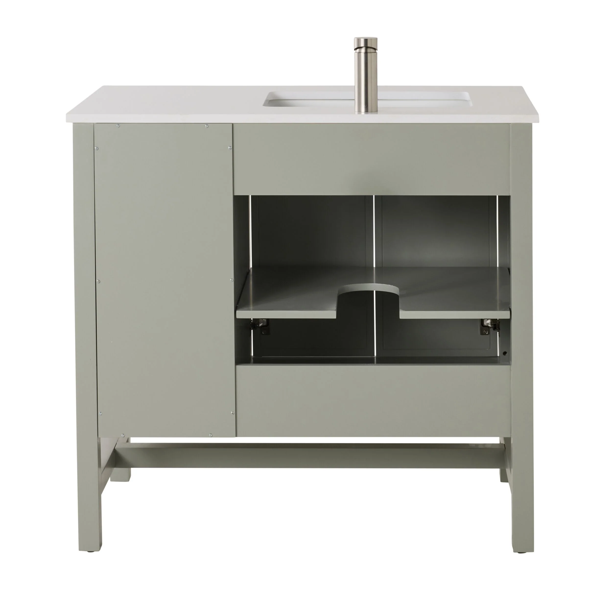 Liam Single Vanity Evergreen Fog 940mm - Image 5