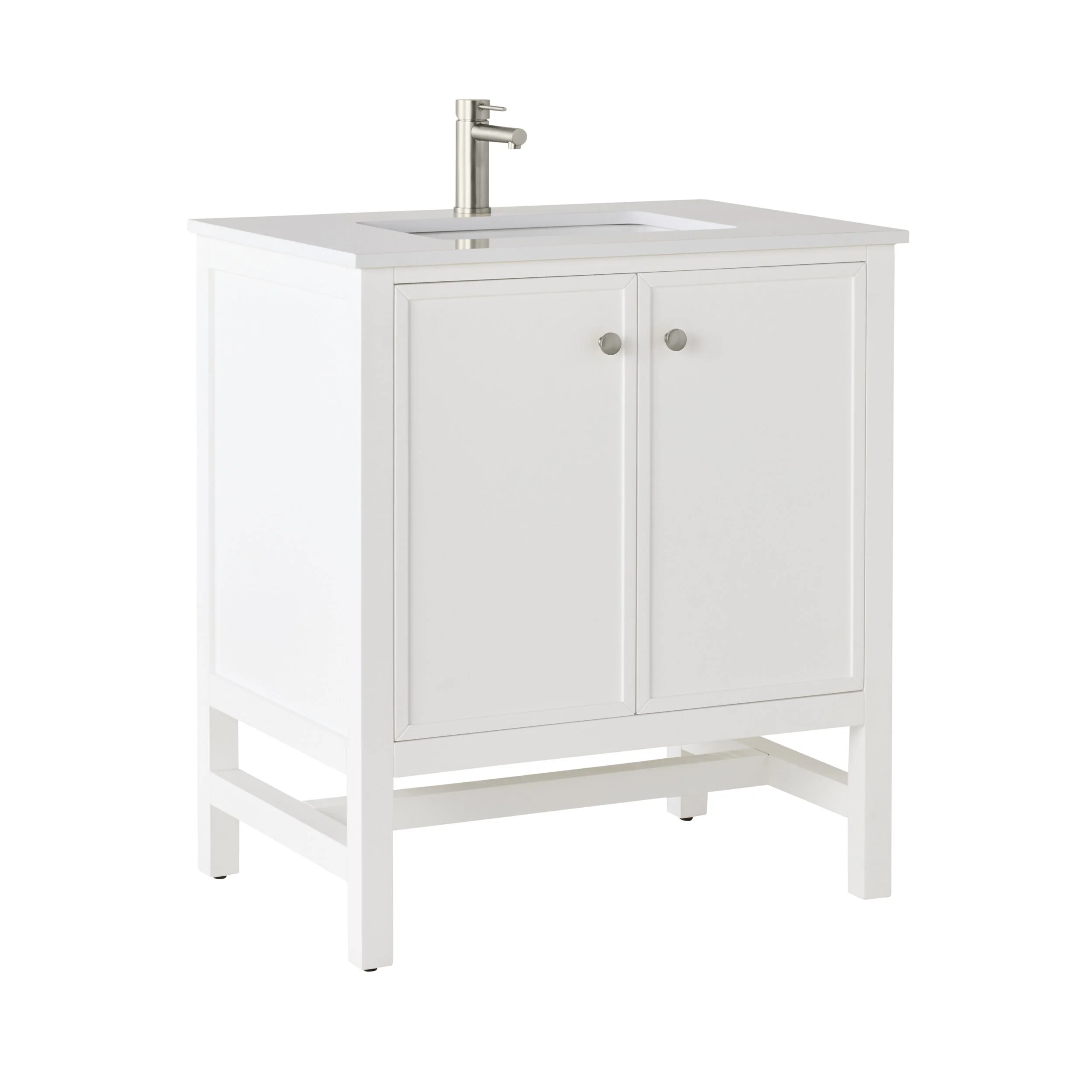 Liam Single Vanity White 790mm - Image 2