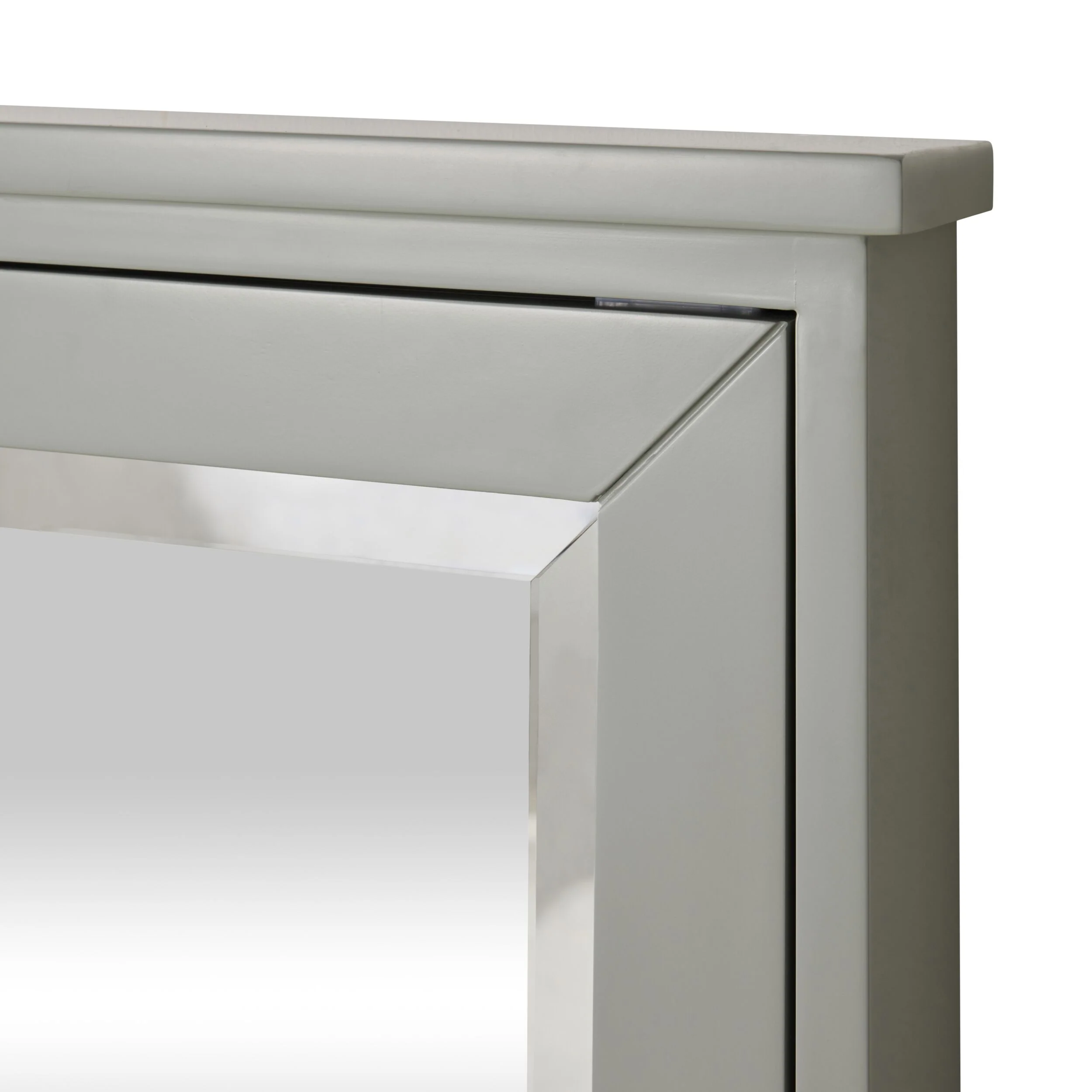 Liam Vanity Mirror Cabinet Evergreen Fog 610x762mm - Image 2