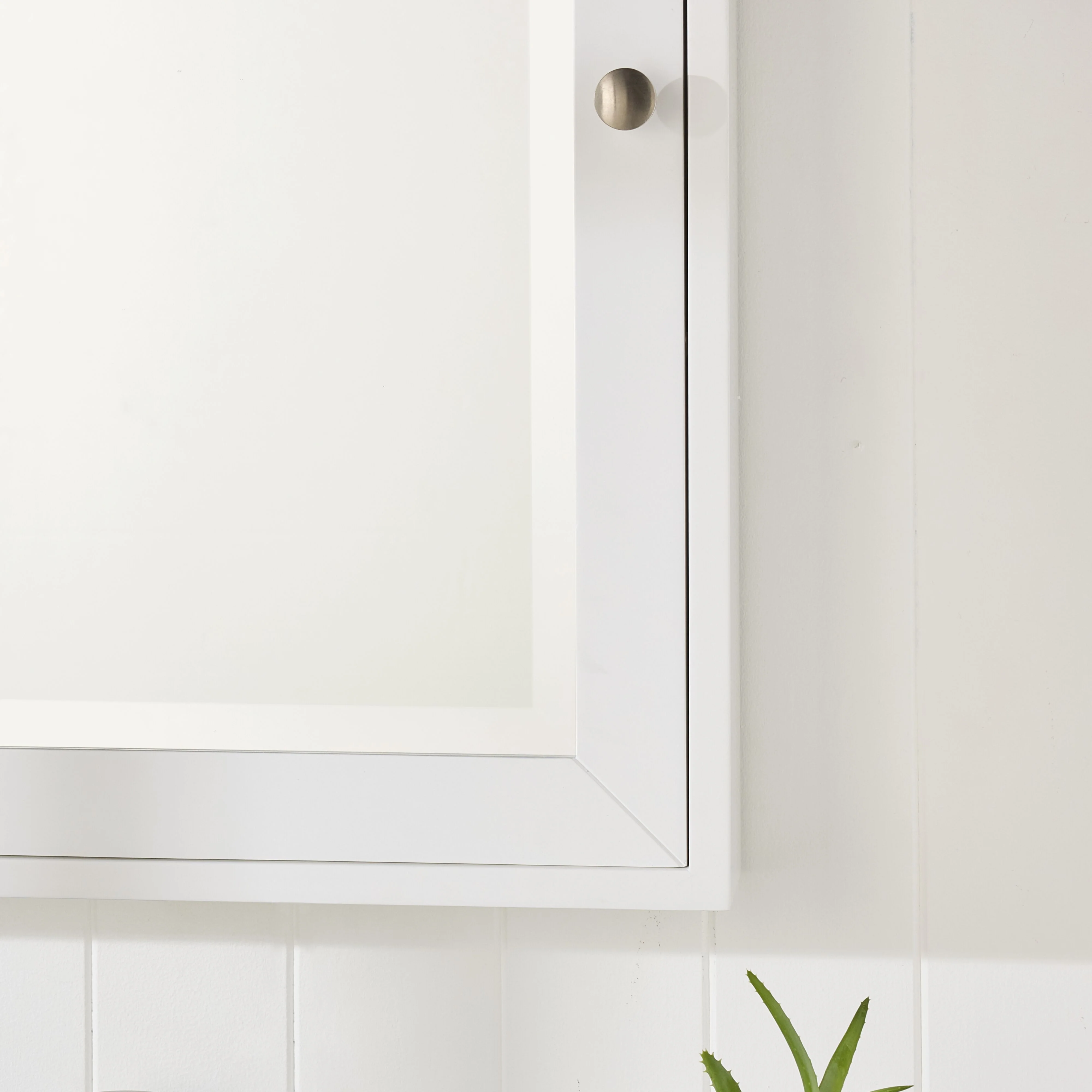 Liam Vanity Mirror Cabinet White 610x762mm - Image 7