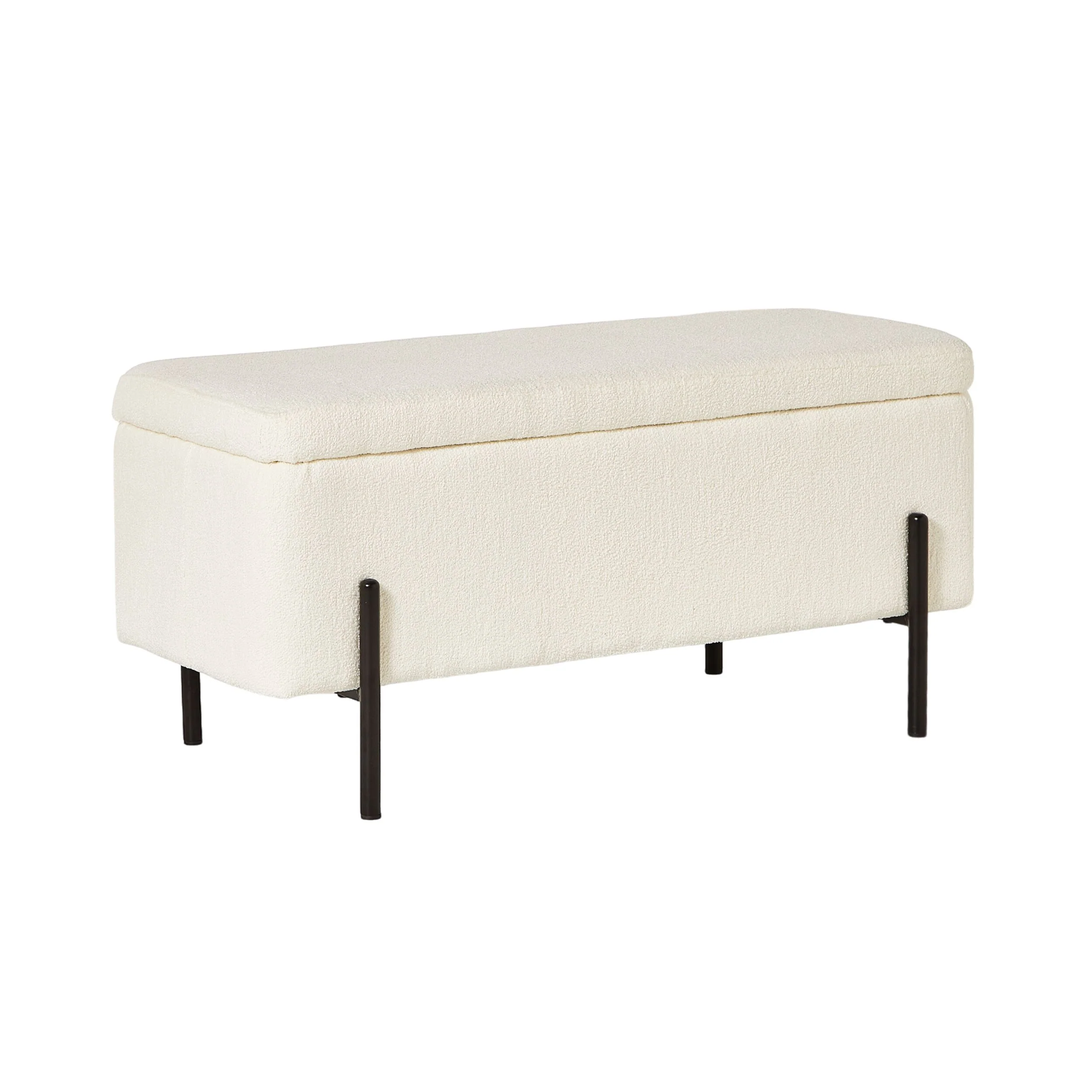Lily Rectangle Bench Alba Ice White - Image 2