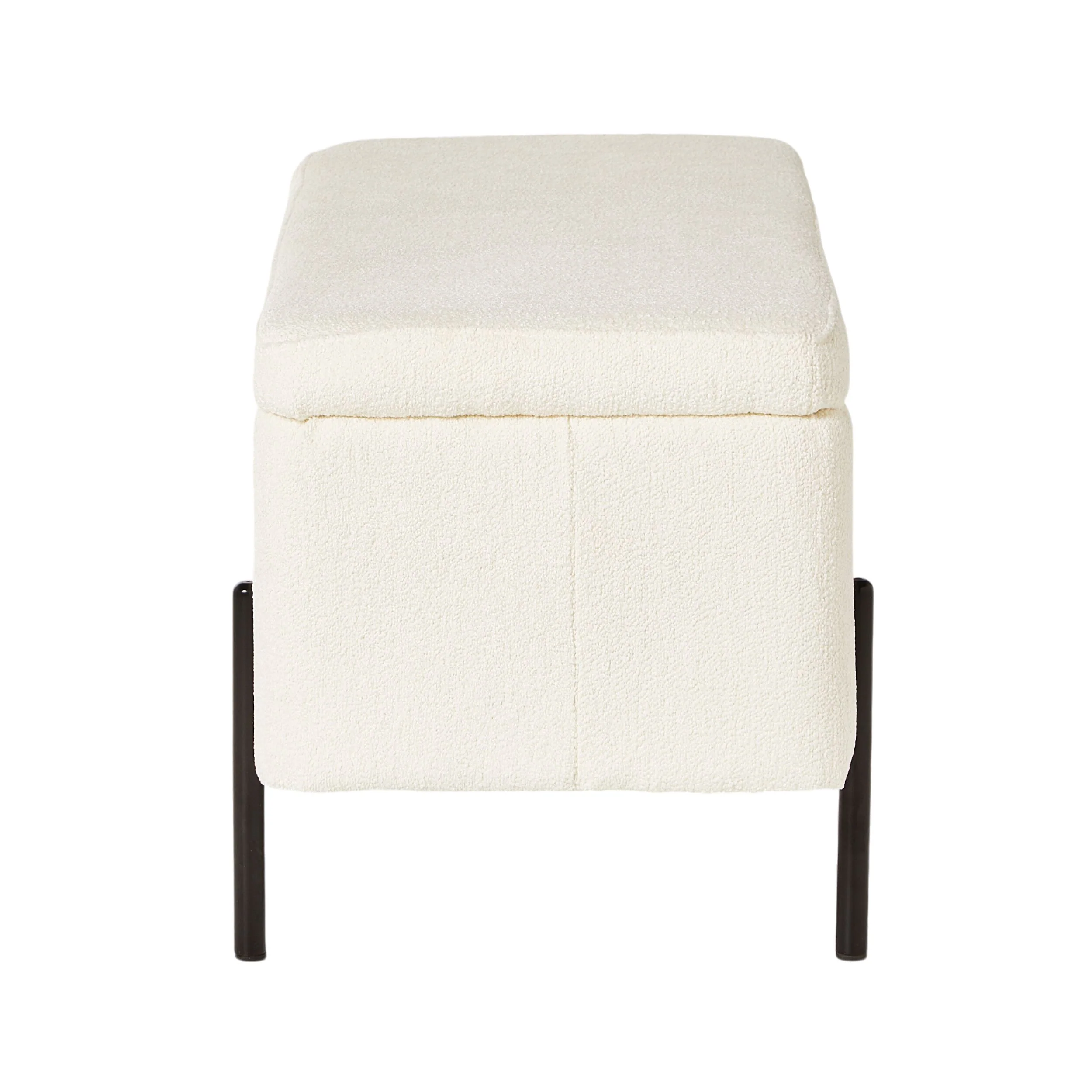 Lily Rectangle Bench Alba Ice White - Image 4