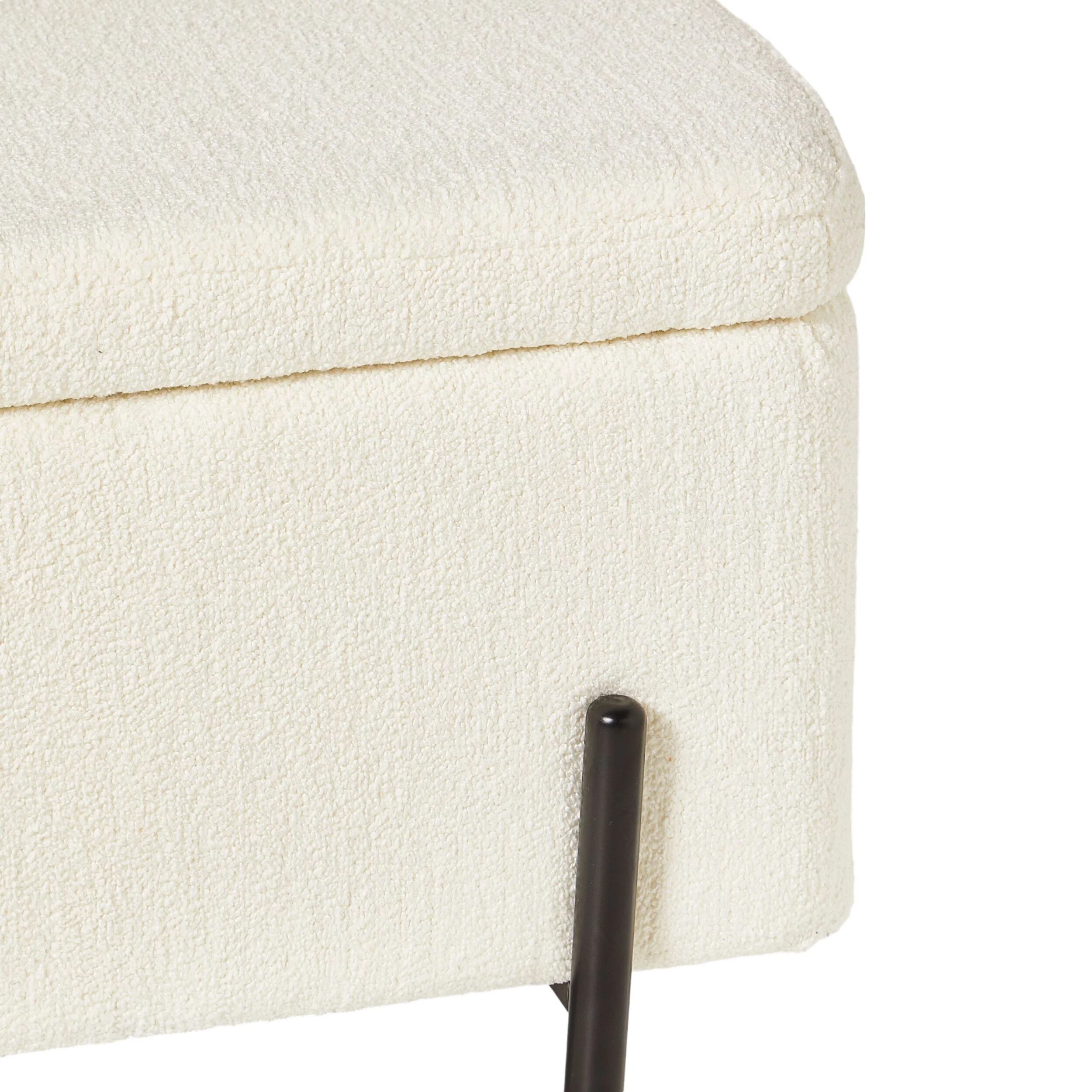 Lily Rectangle Bench Alba Ice White - Image 5
