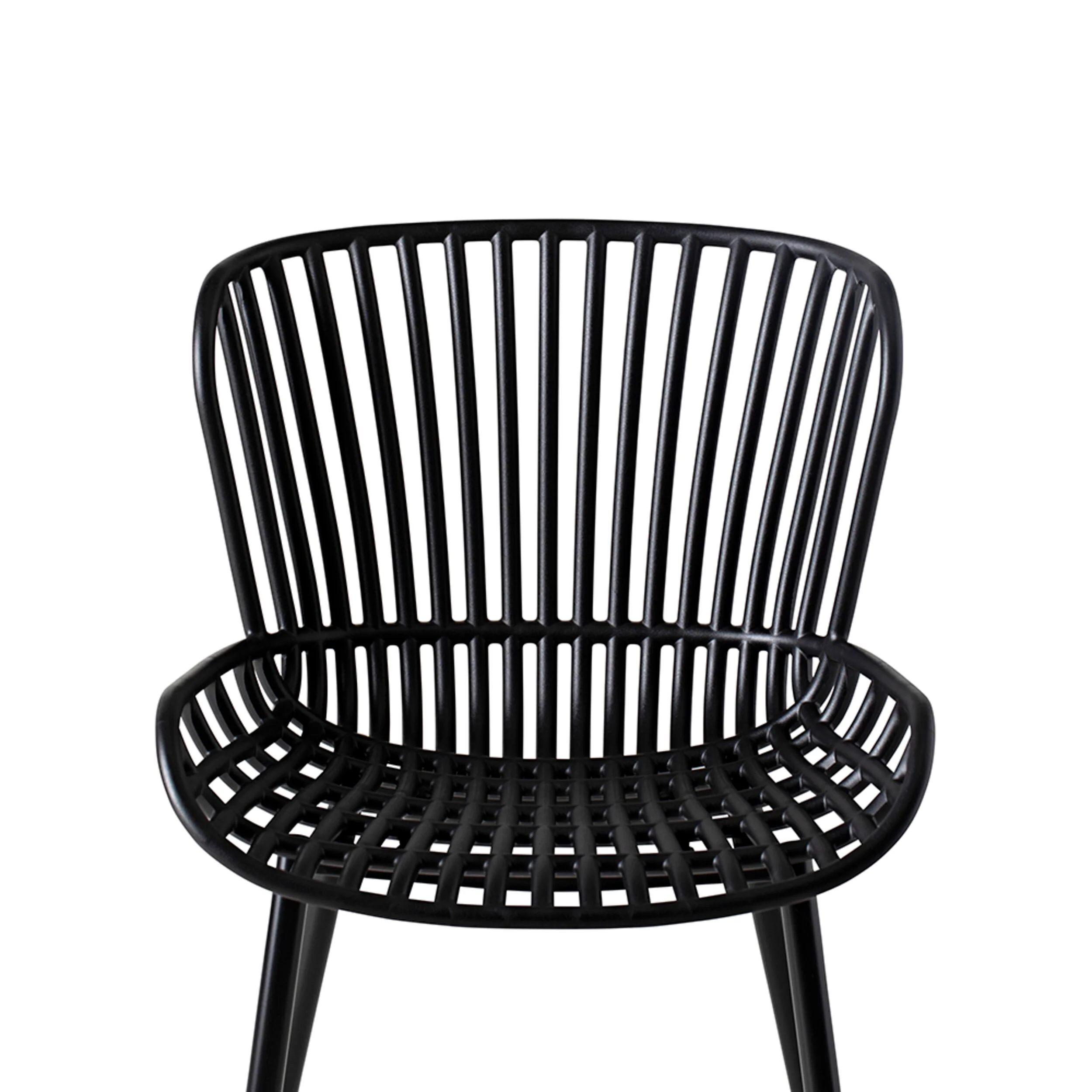 Lini Outdoor Dining Chair Black - Image 5