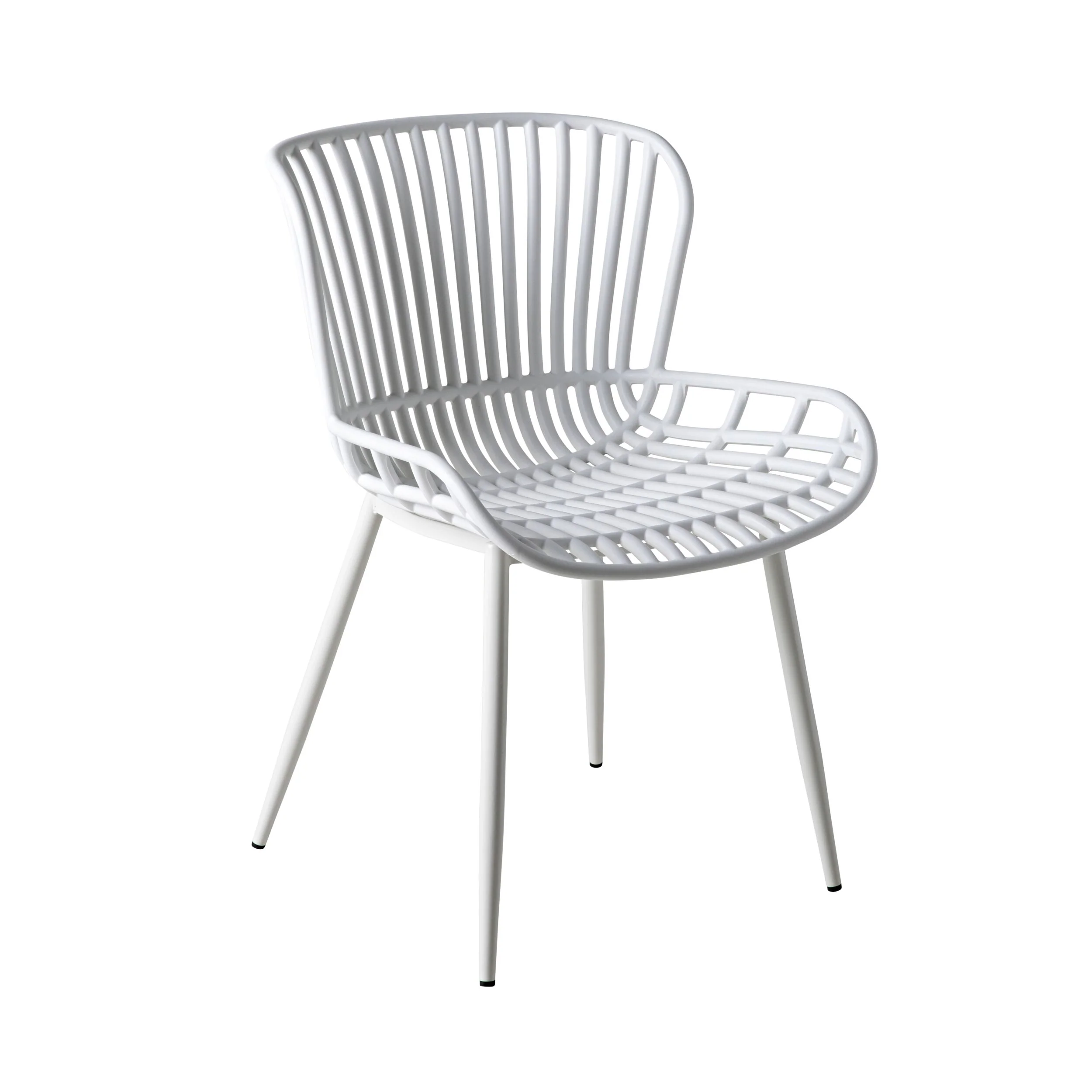 Lini Outdoor Dining Chair White - Image 2
