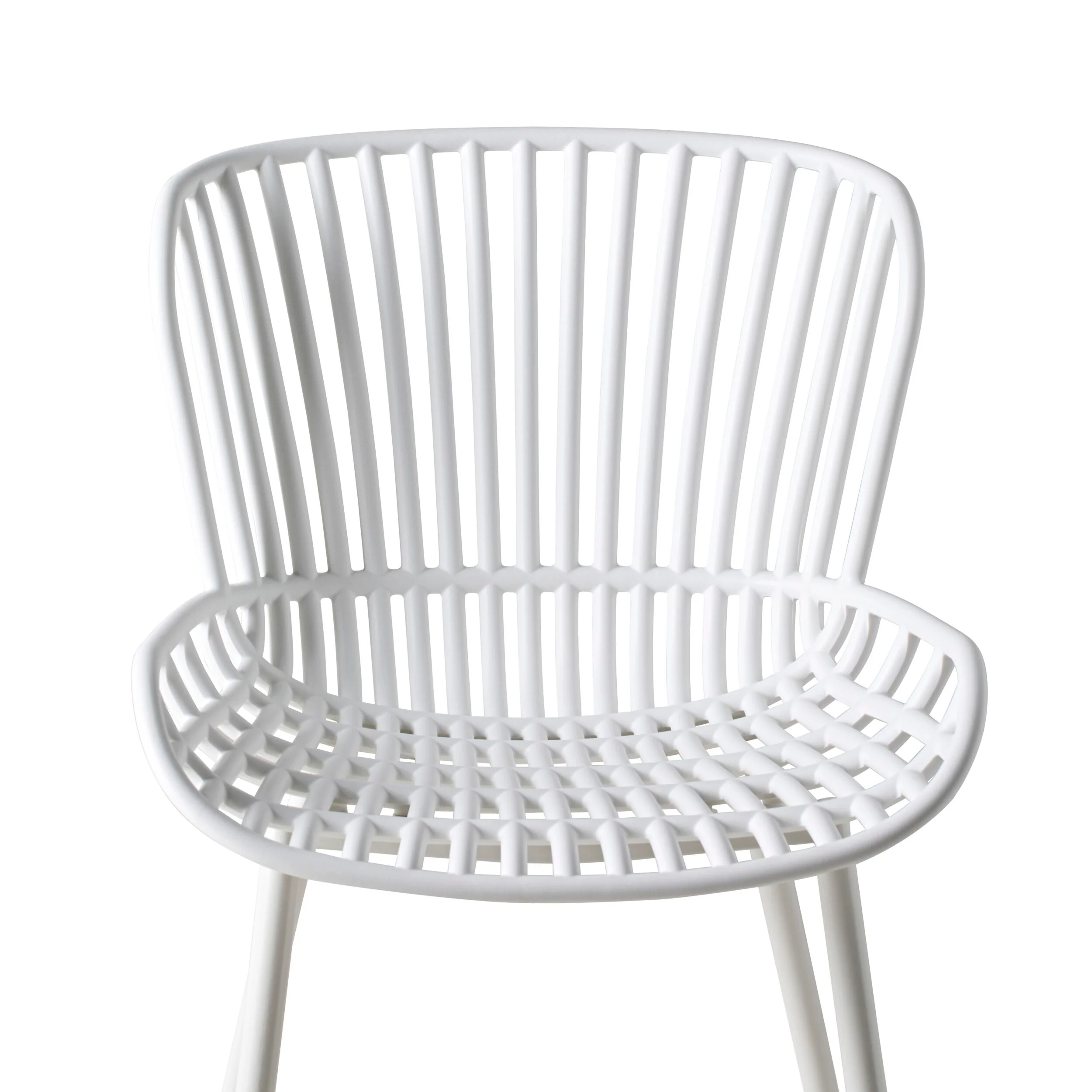 Lini Outdoor Dining Chair White - Image 5