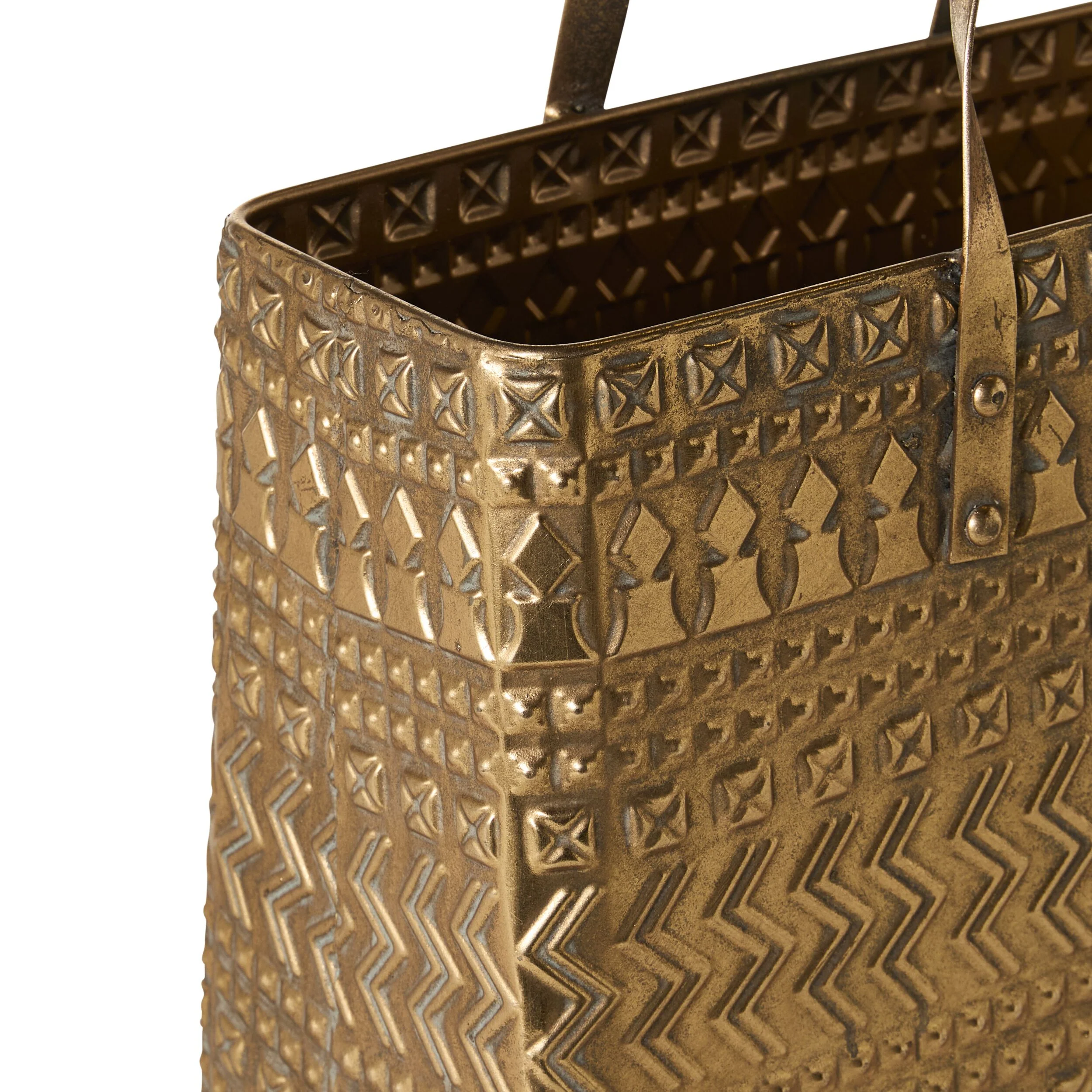 Lira Metal Tote Basket - Image 3