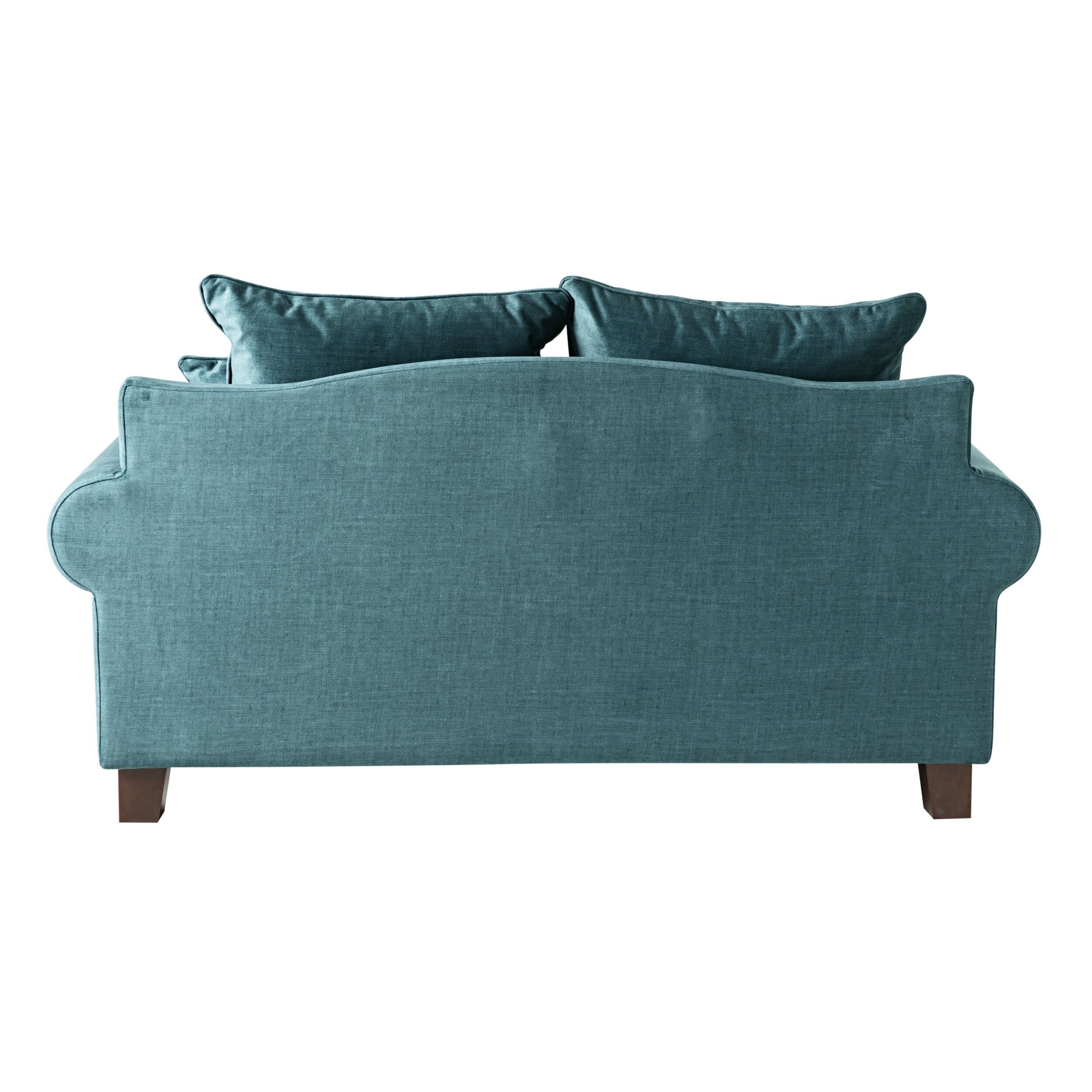 Lisette 2.5 Seater Velvet Sofa Aura Emerald - Image 4