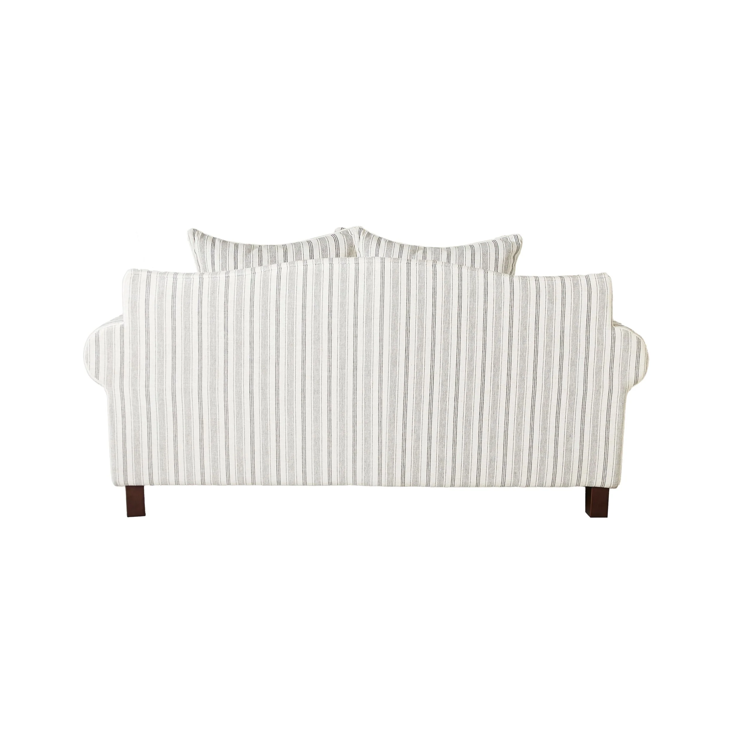 Lisette 2.5 Seater Sofa Linen Stripe - Image 4
