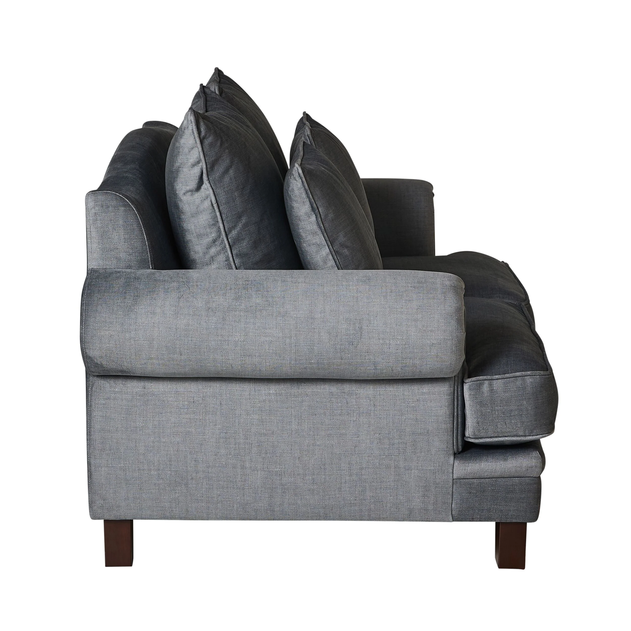 Lisette 2.5 Seater Velvet Sofa Aura Storm - Image 3
