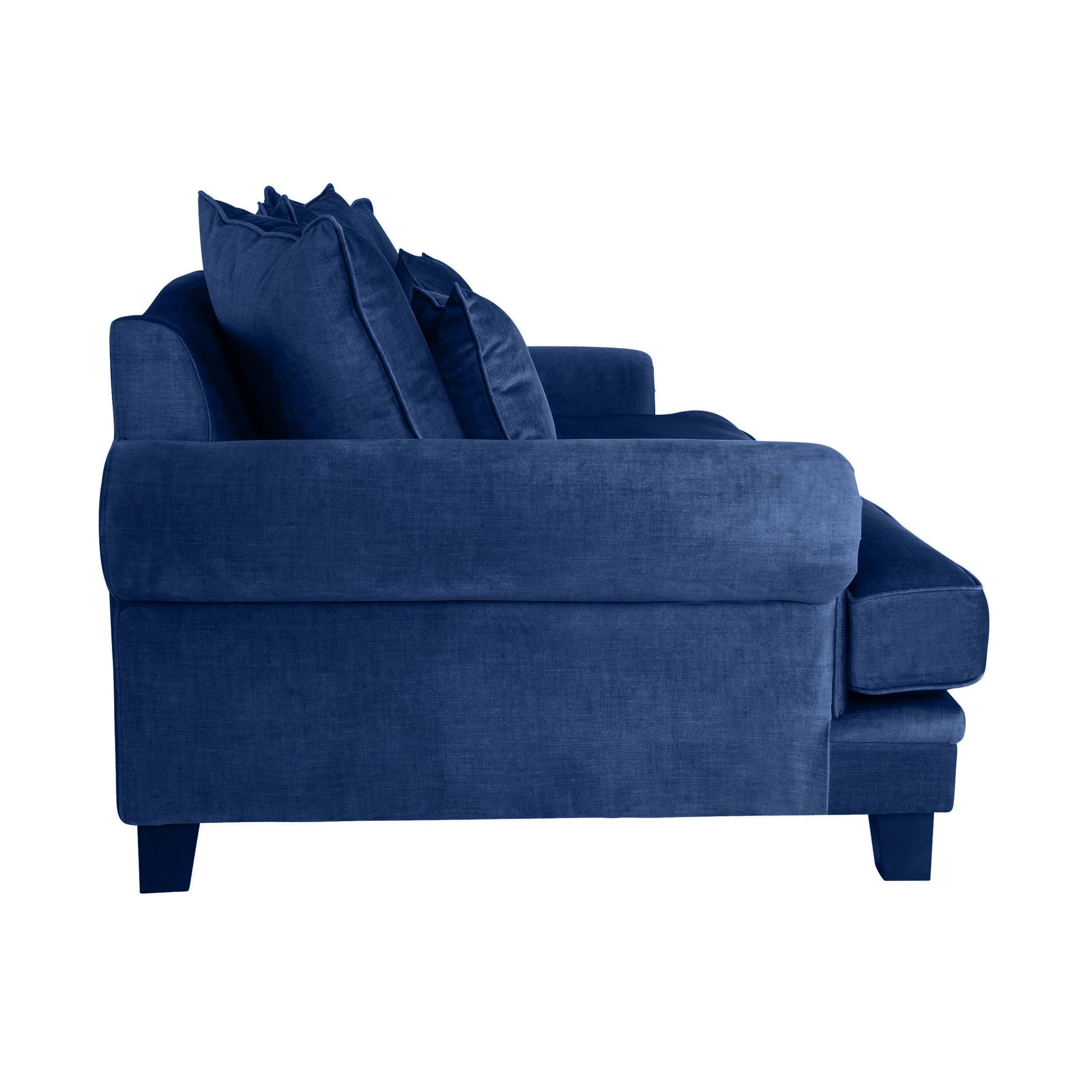 Lisette 2.5 Seater Velvet Sofa Celeste Indigo - Image 3
