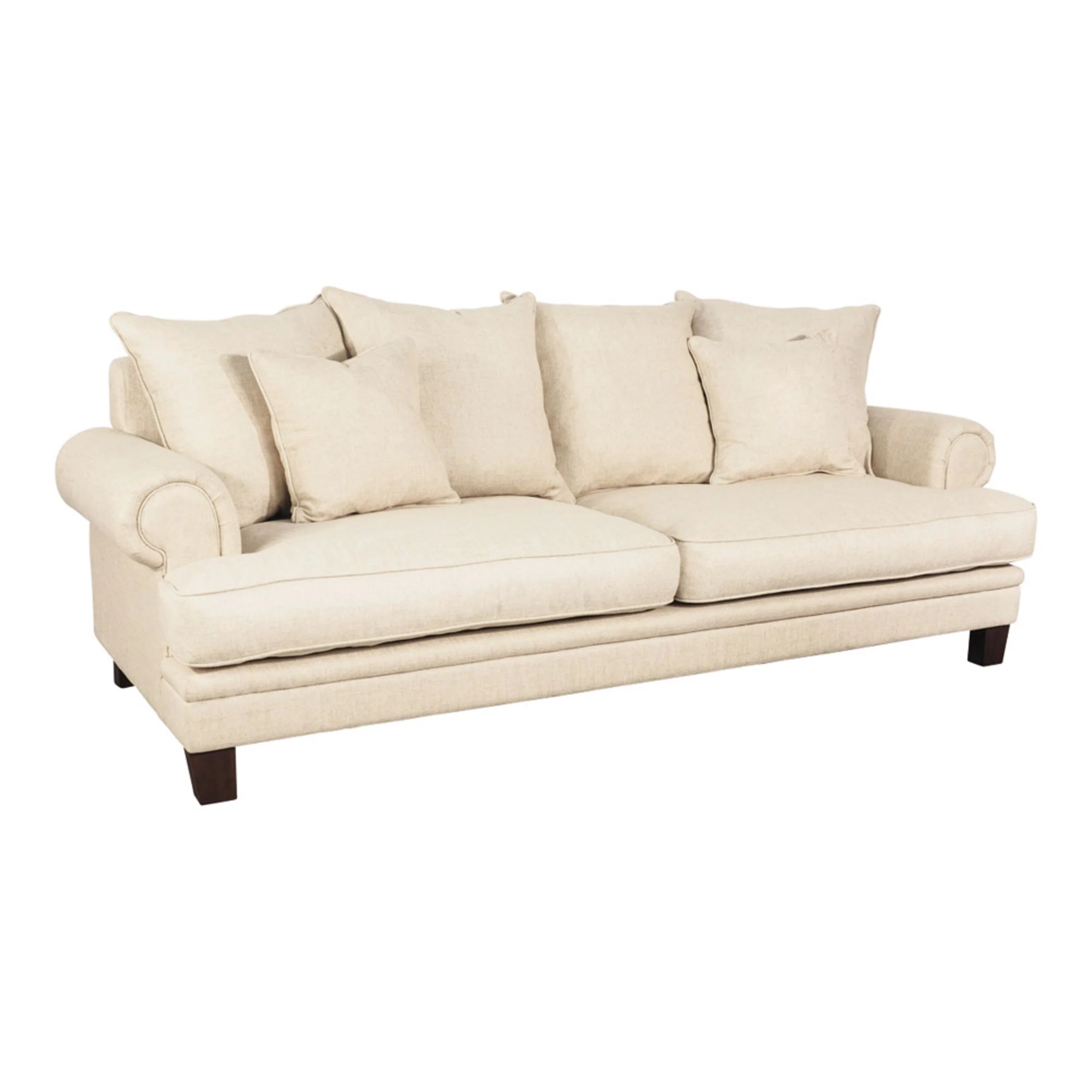 Lisette 3.5 Seater Deep Sofa Dublin Linen - Image 2