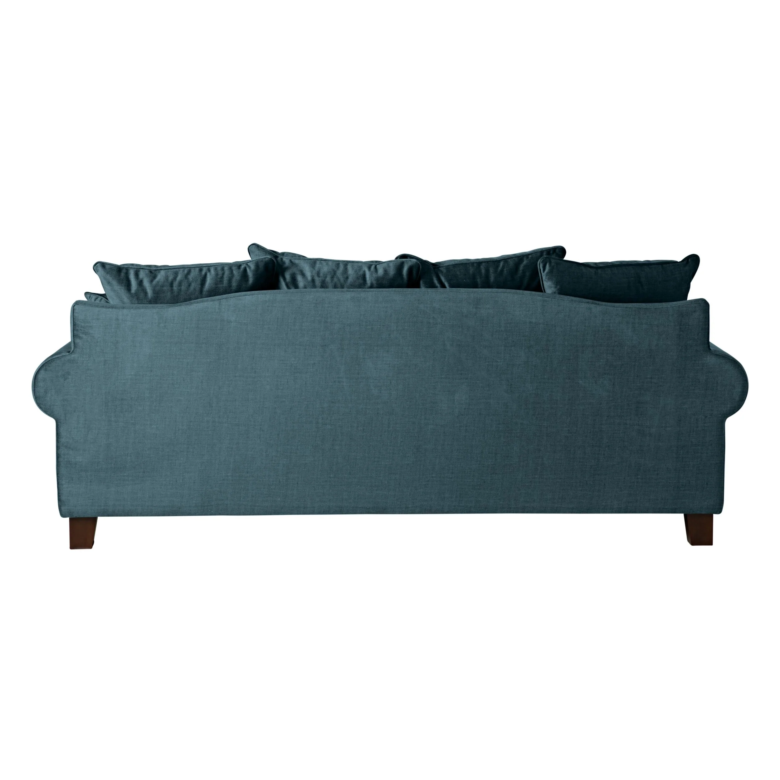 Lisette 3.5 Seater Velvet Sofa Aura Emerald - Image 4