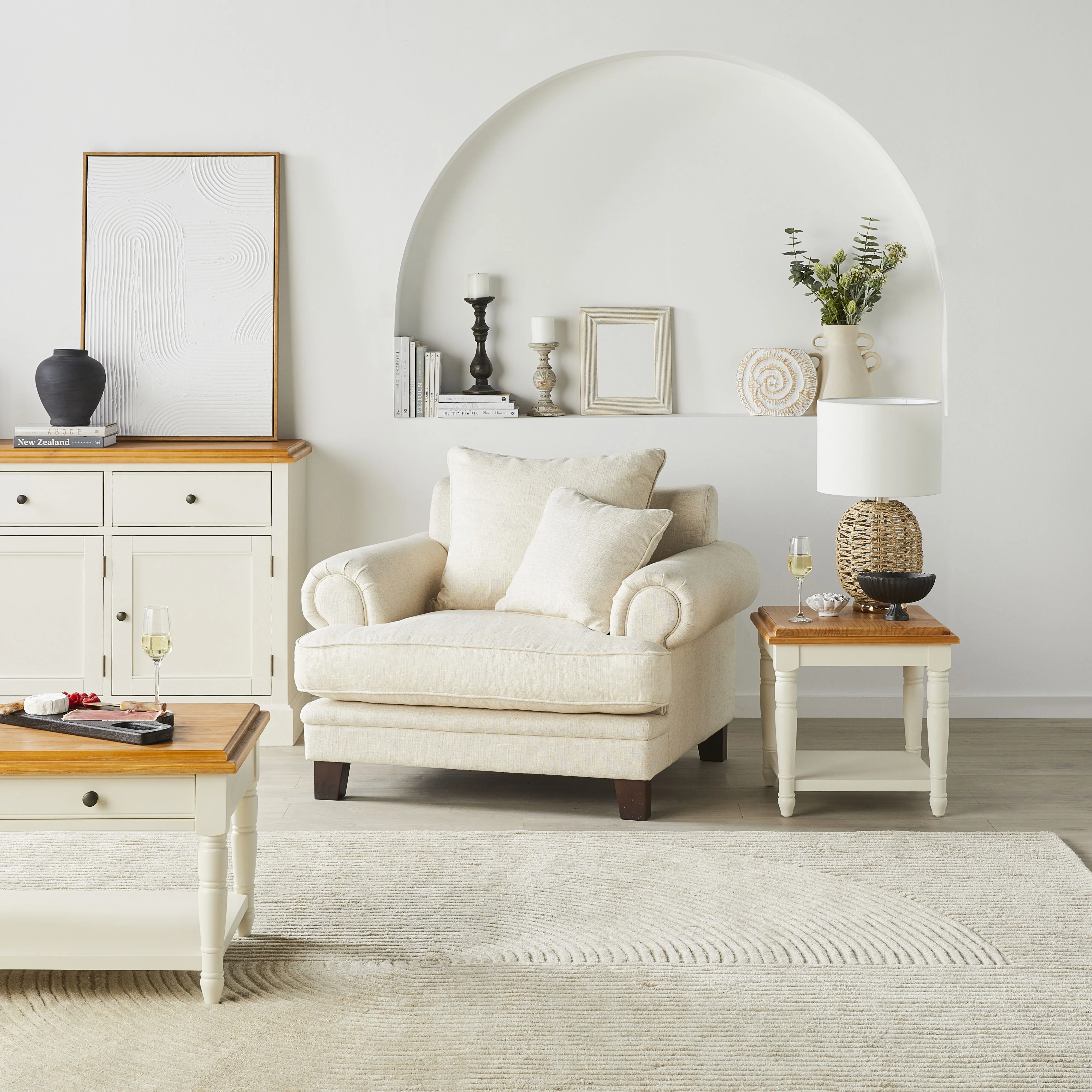 Lisette Armchair Dublin Linen - Image 7